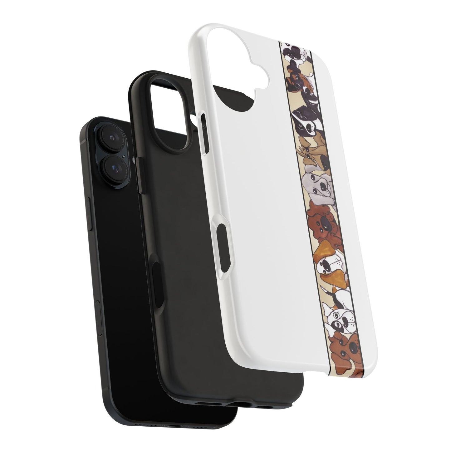 Doggie Delight Border Phone Case