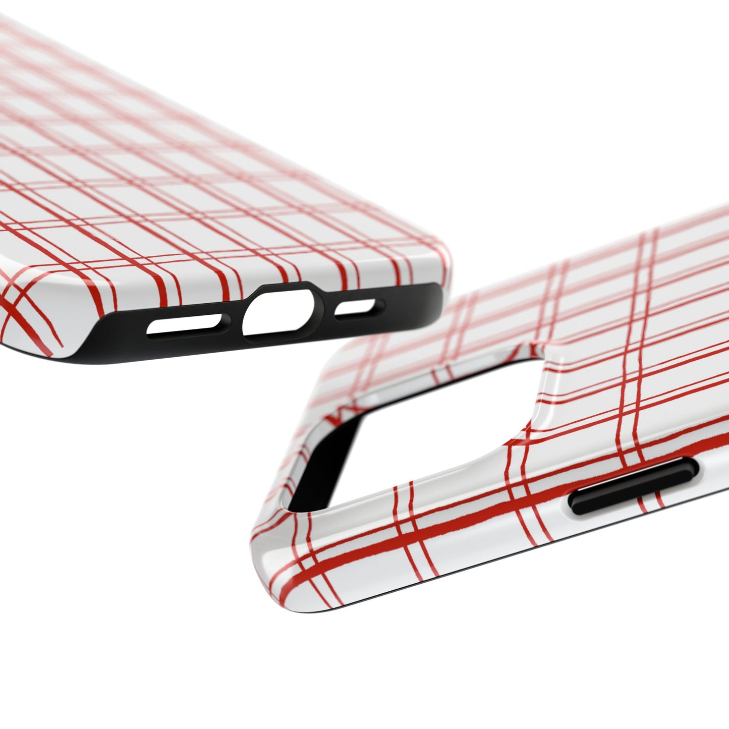 Kitchen Plaid White / Red Phone Case
