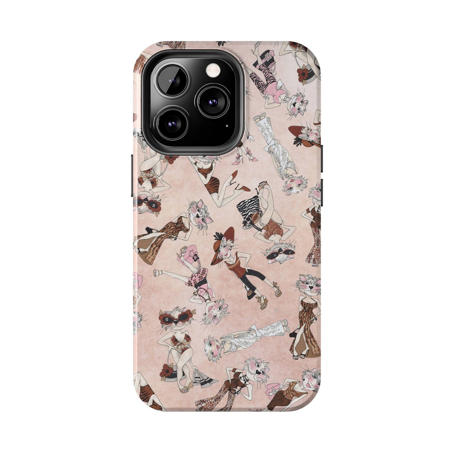 Spotted Lilies Pink Phone Case