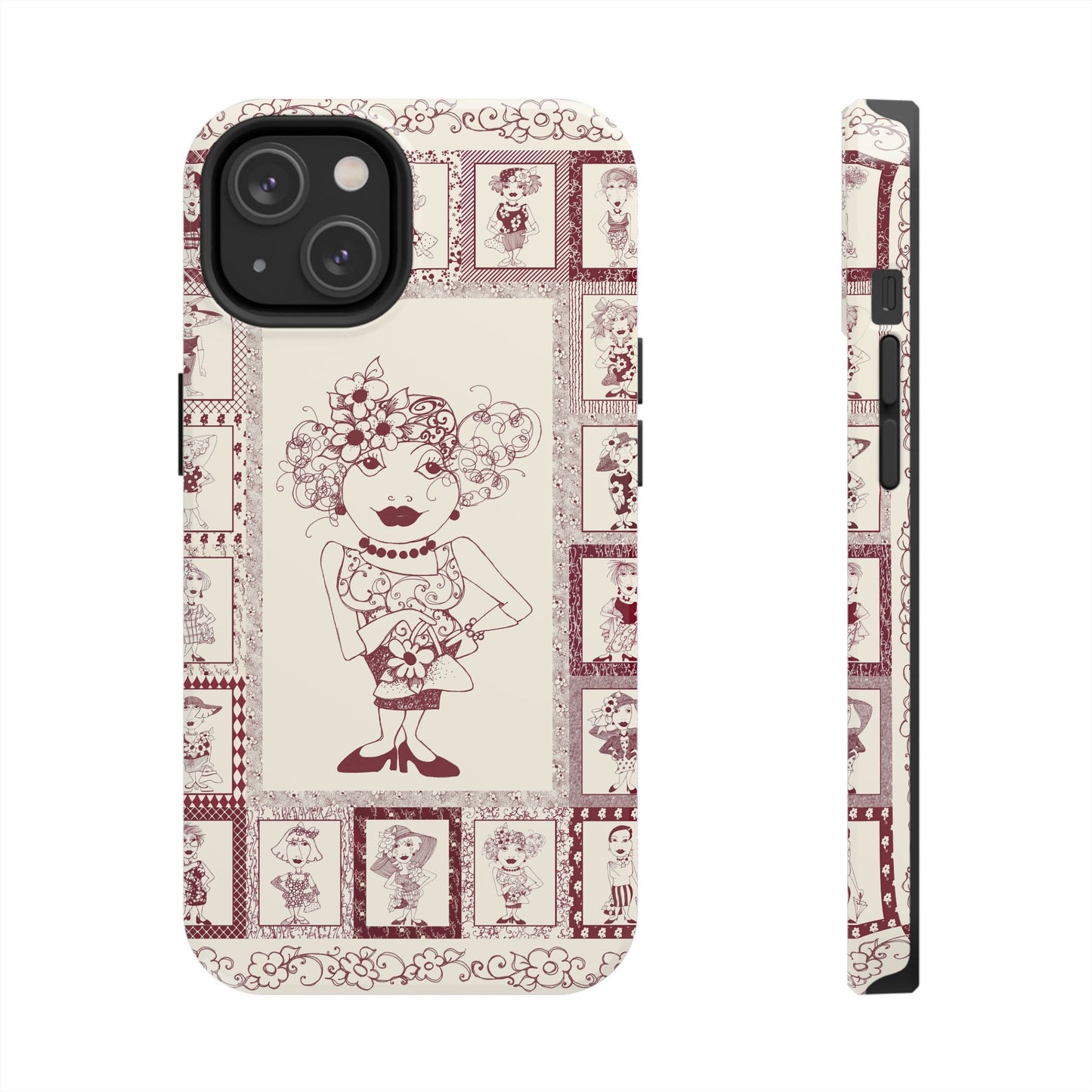 Redheads Portrait Phone Case