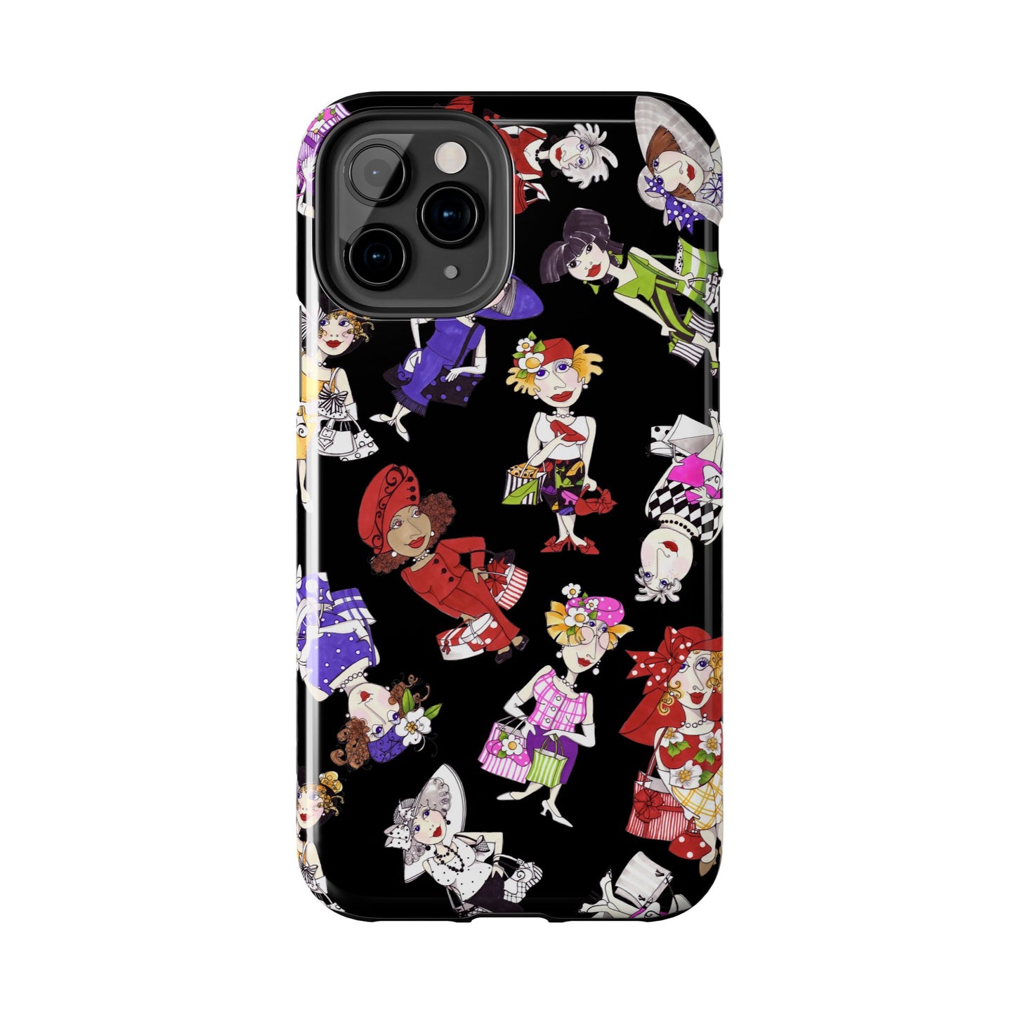 Gone Shopping Tossed Black Phone Case