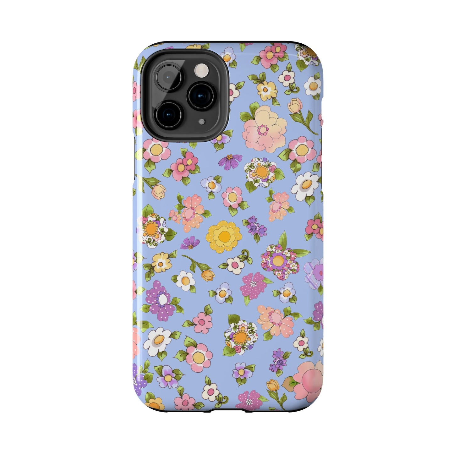 Flowery Blue Phone Case