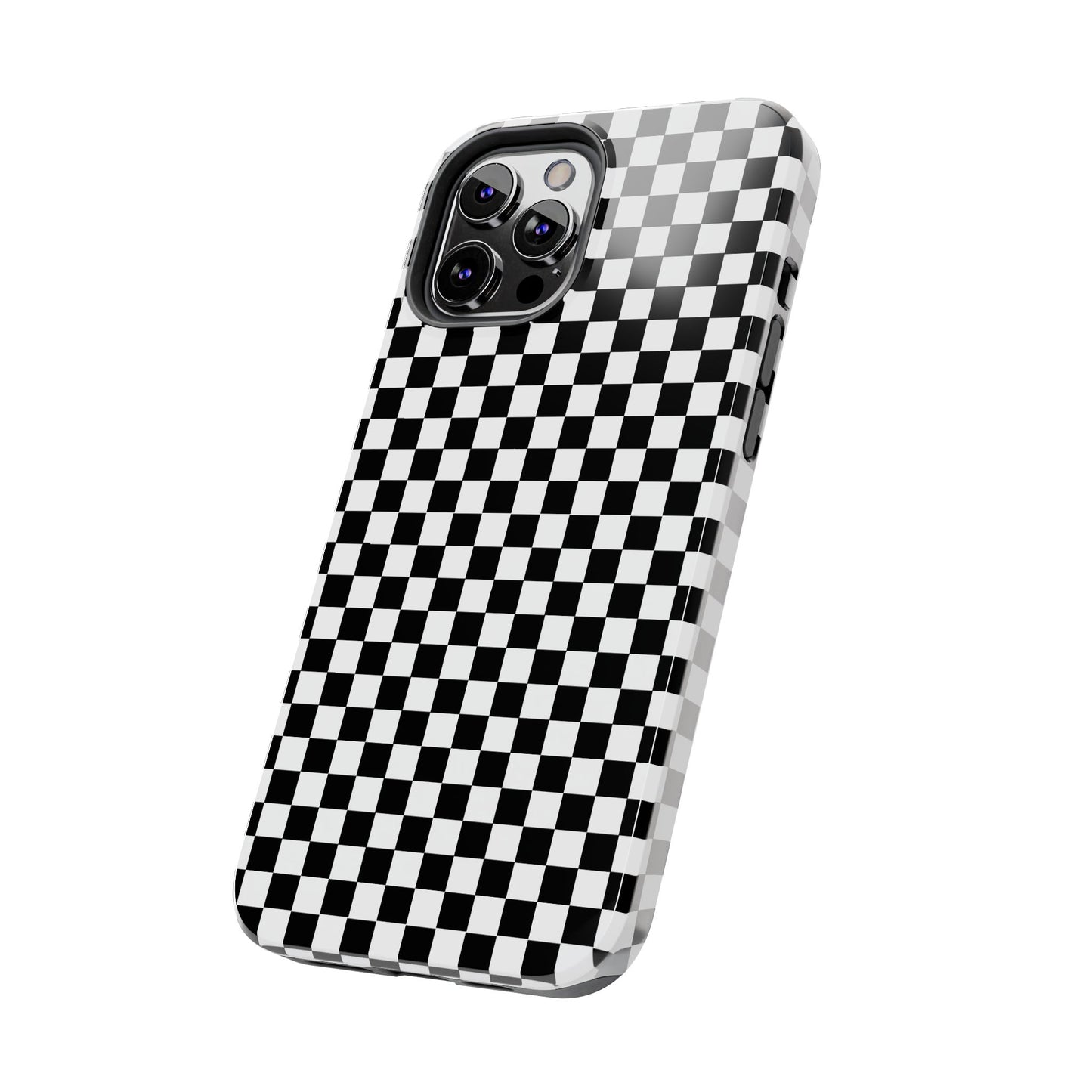 Checkerboard Black / White Phone Case
