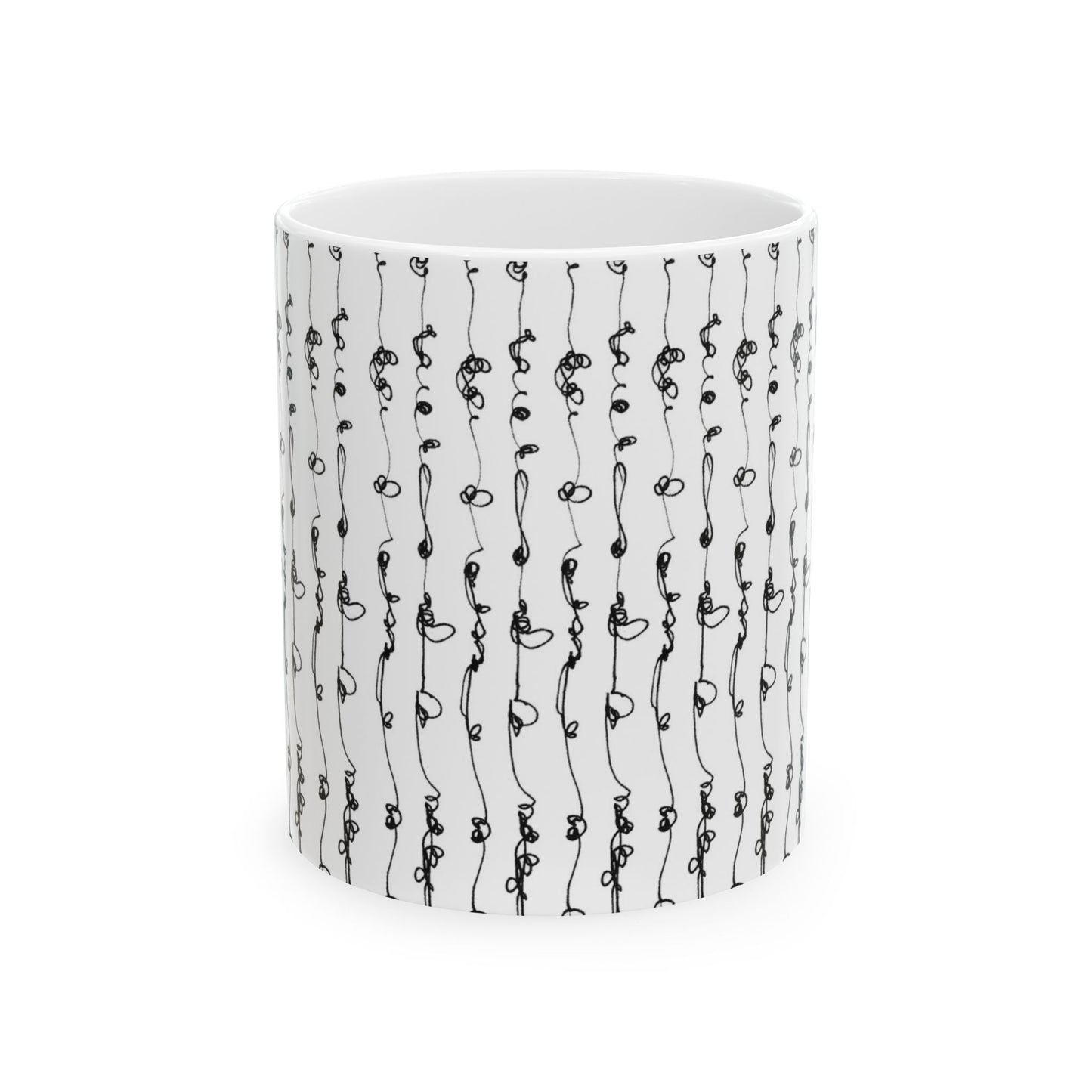 Scribble Stripe Cup
