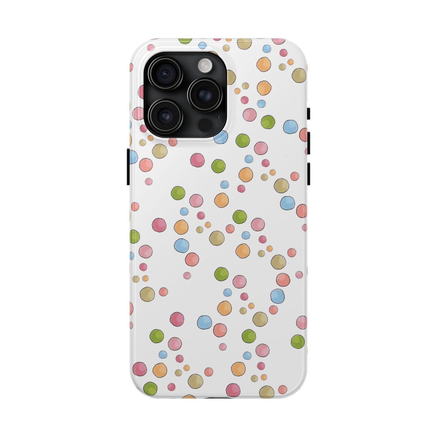 Clown Dots White Phone Case