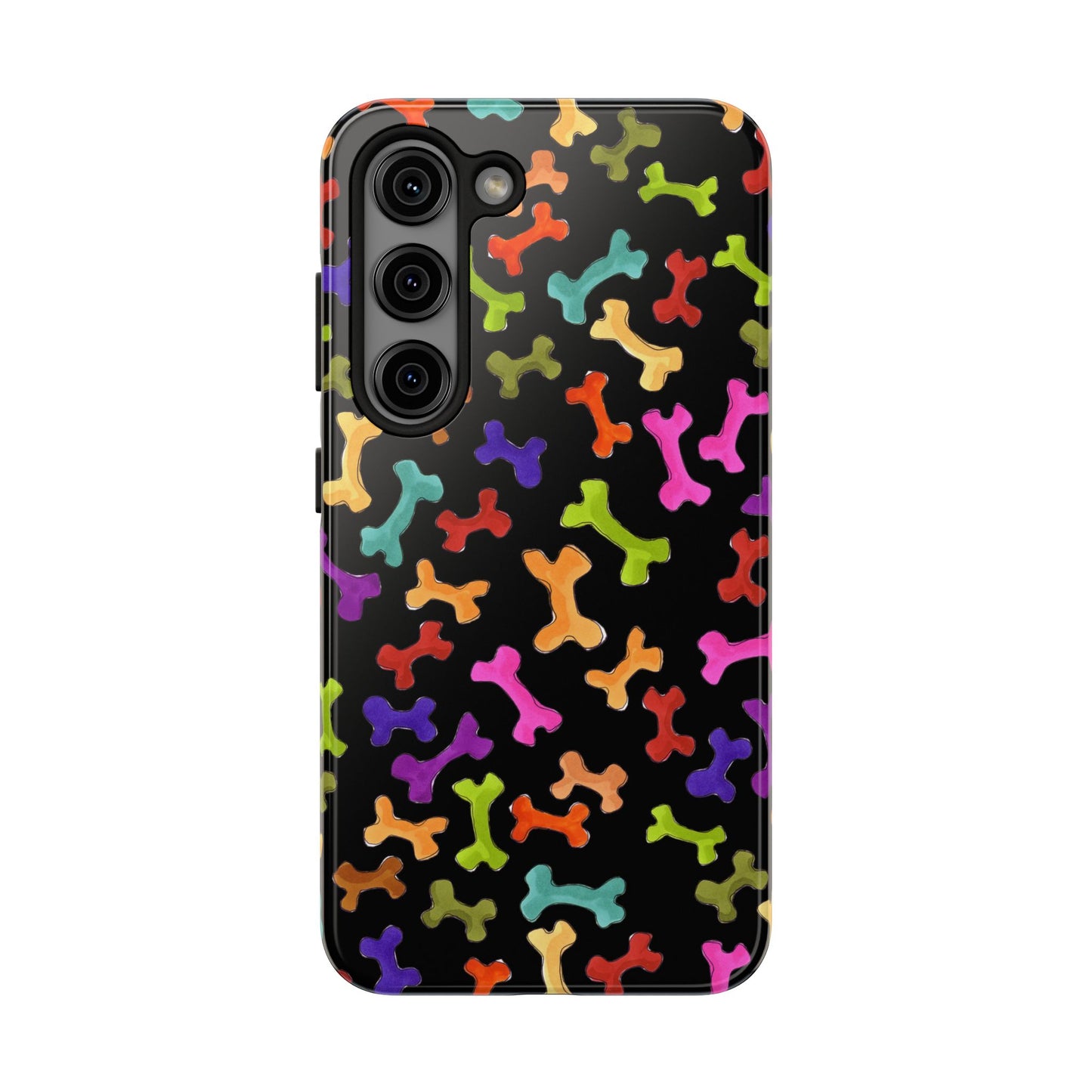 Happy Bones Black Phone Case