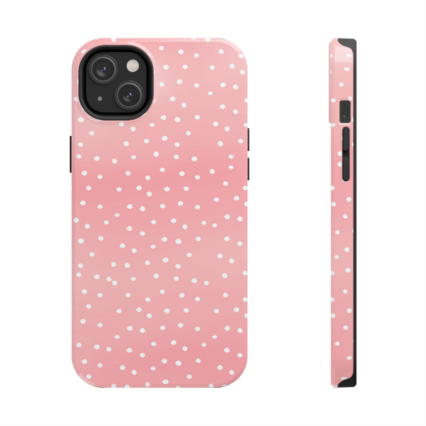 Dinky Dots Coral / White Phone Case