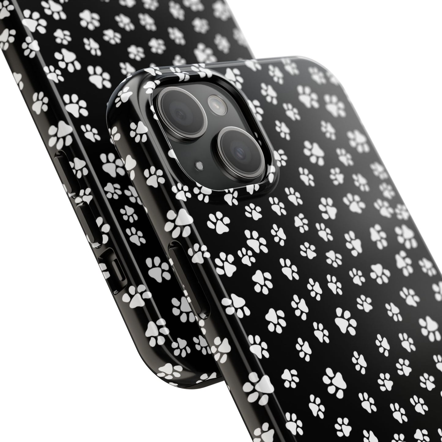 Little Paws Black / White Phone Case