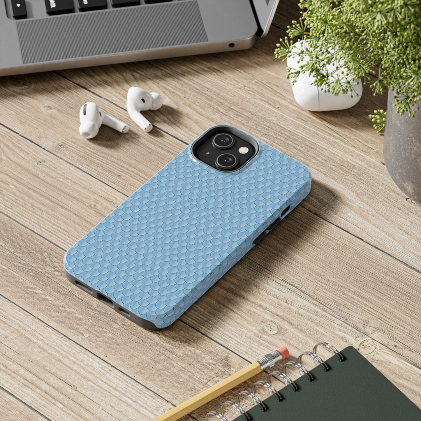 Scales Blue Phone Case