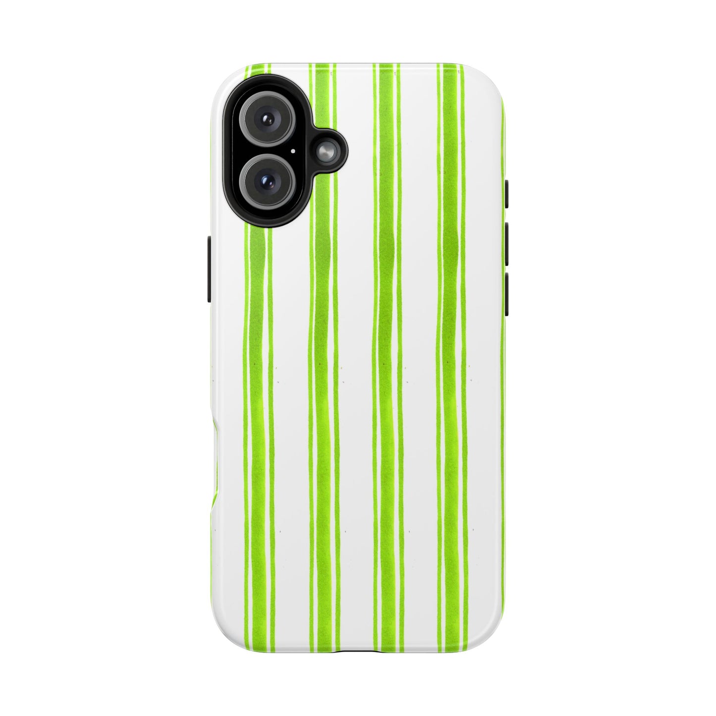 Awning Stripe Lime Phone Case