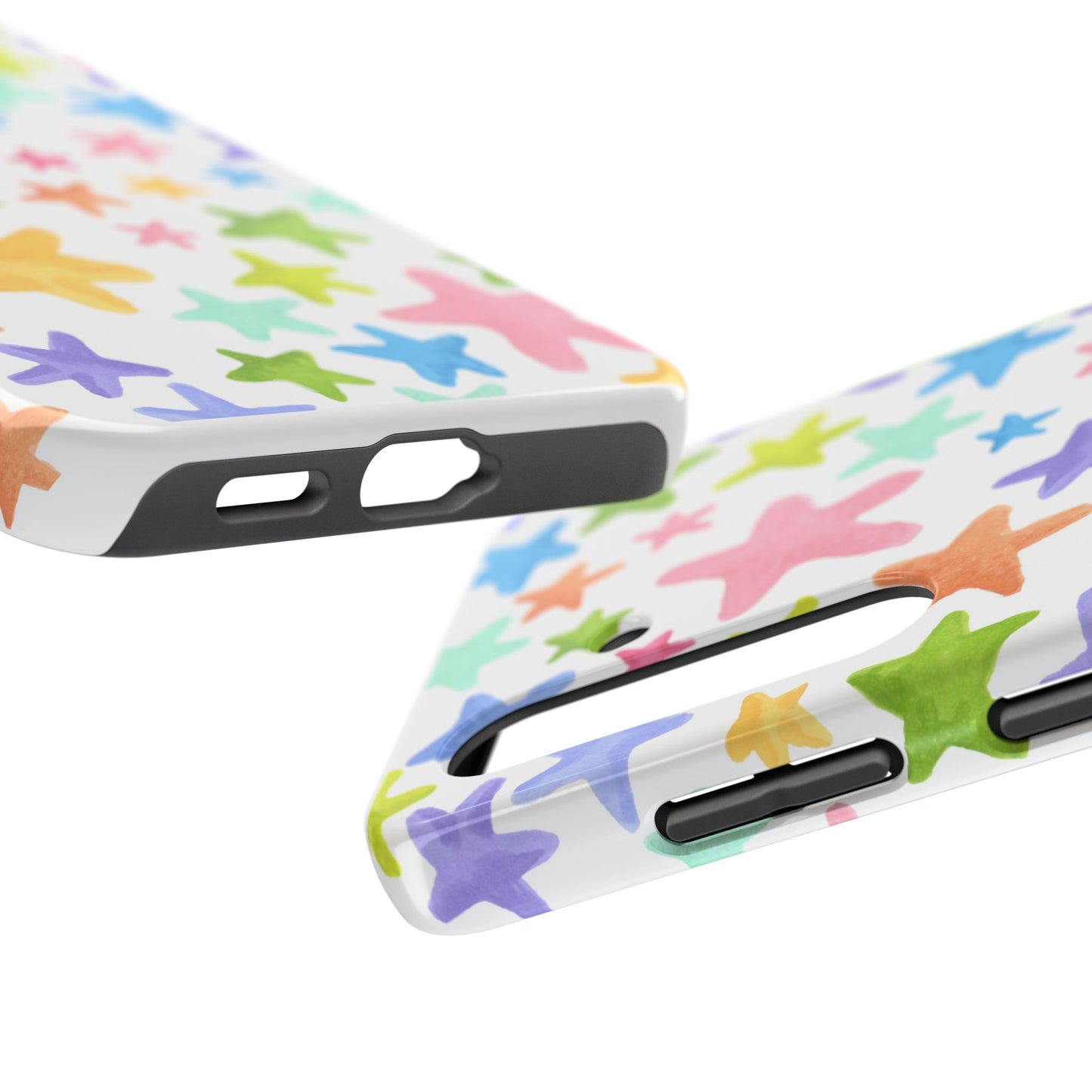 Happy Stars White Phone Case