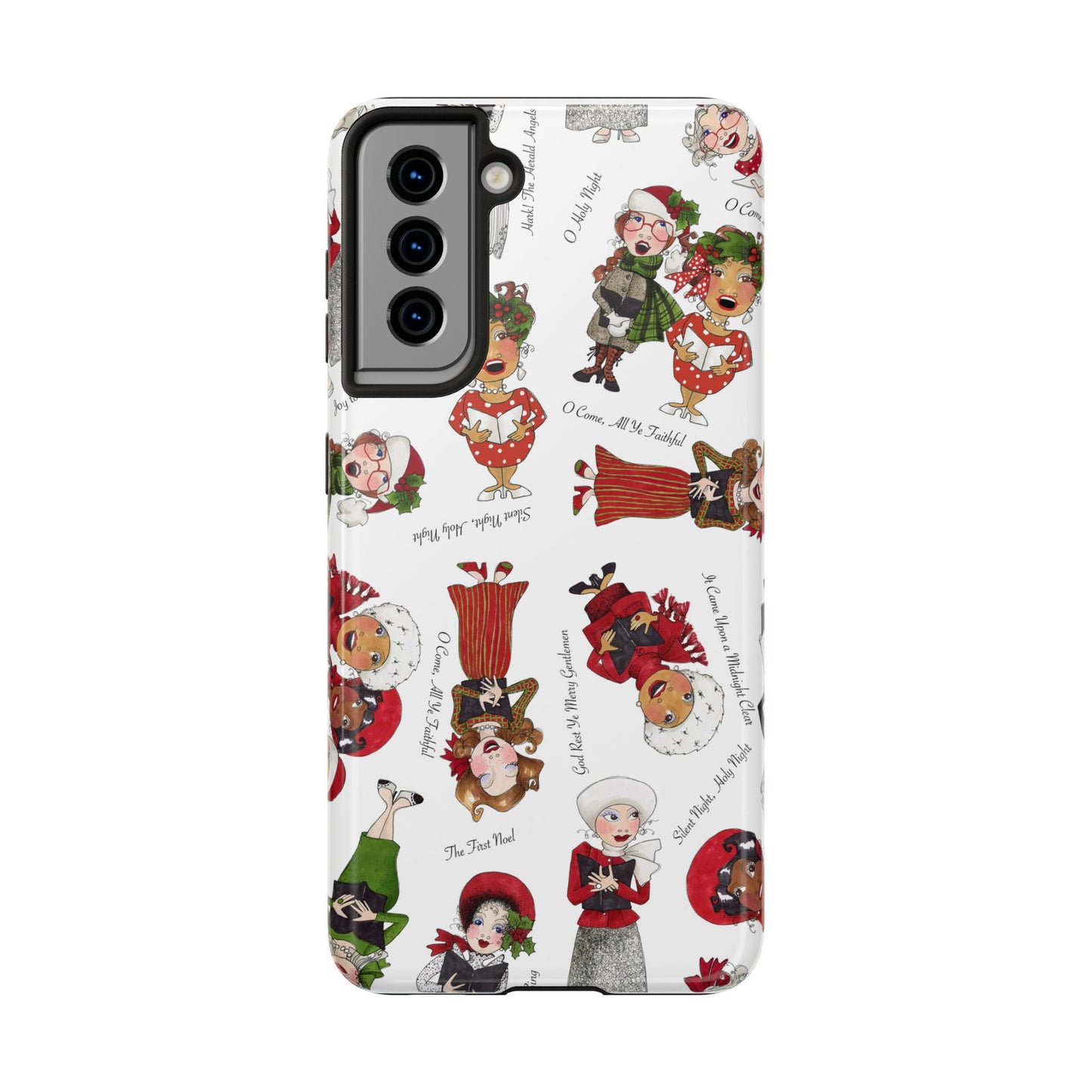 Tossed Carolers Phone Case