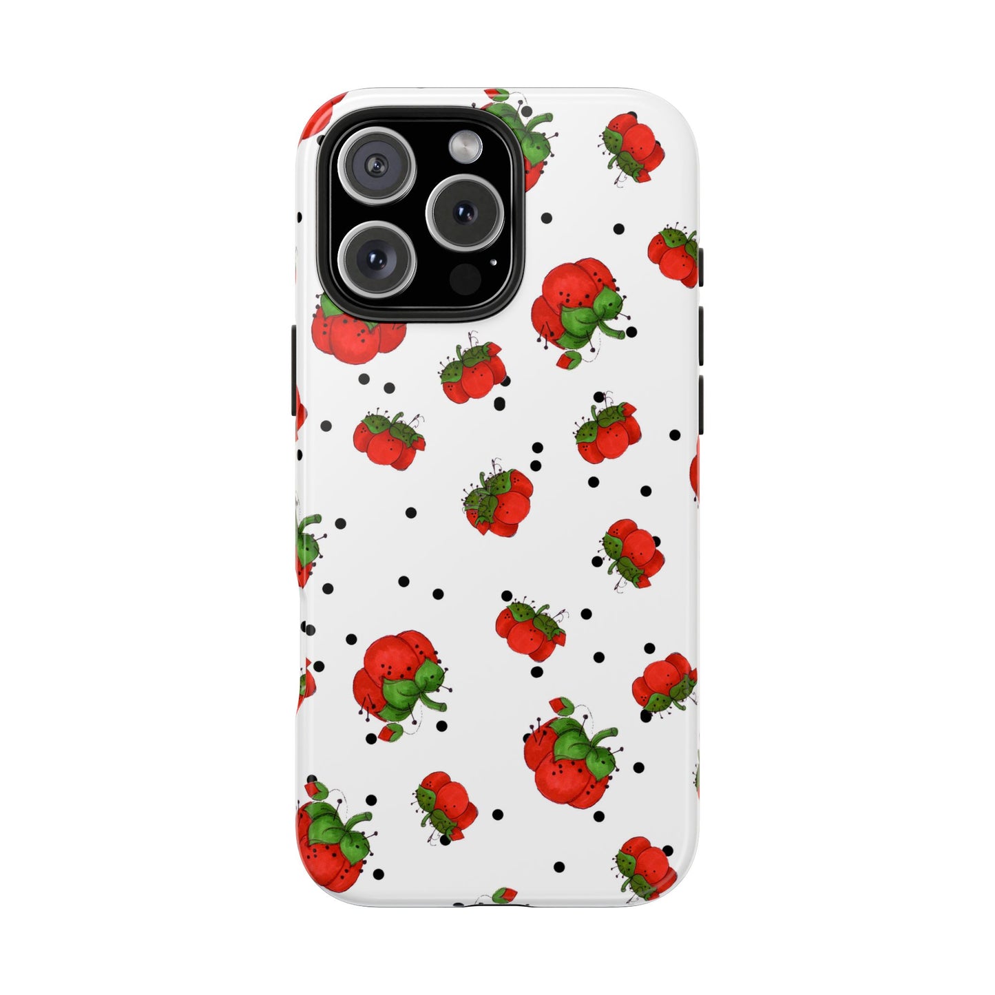 Pin Dots White Phone Case
