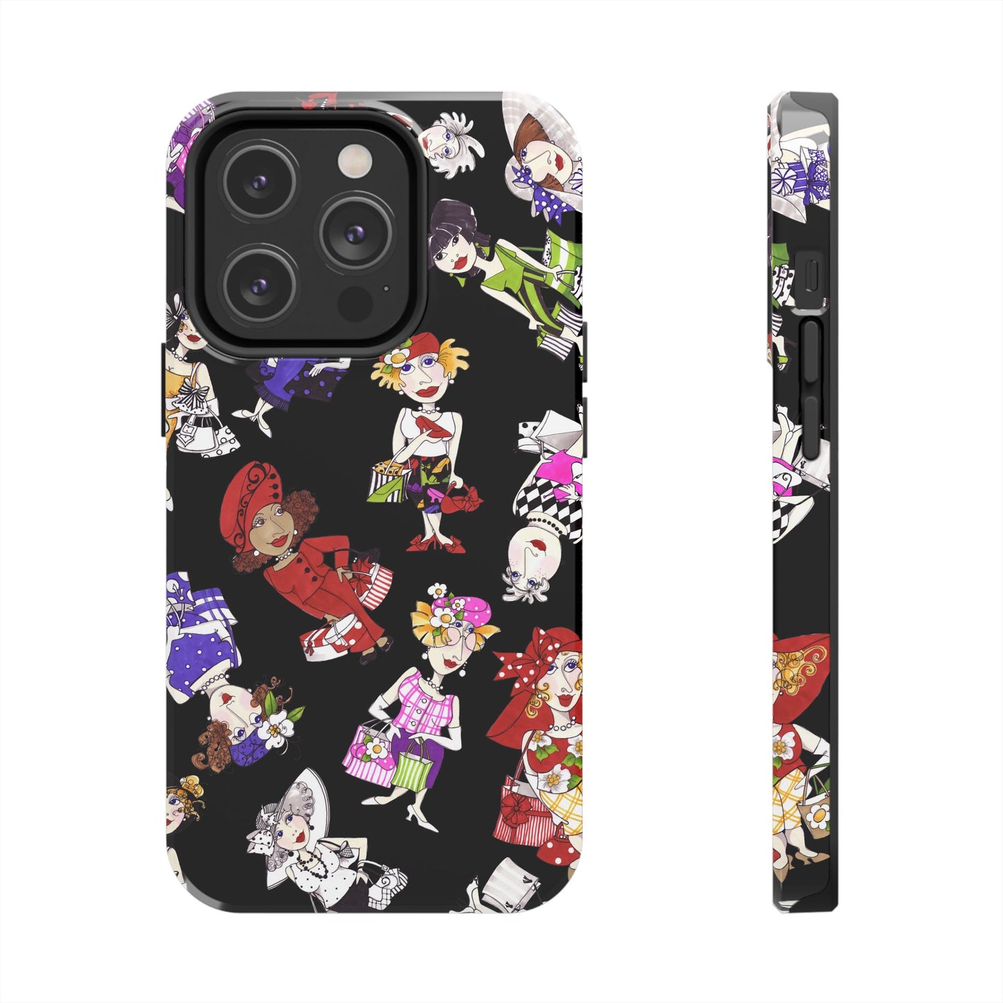 Gone Shopping Tossed Black Phone Case