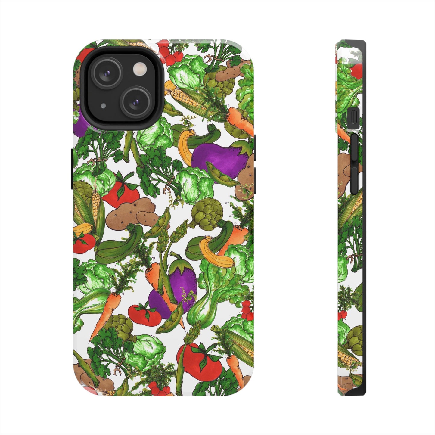 Veggie Jungle White Phone Case