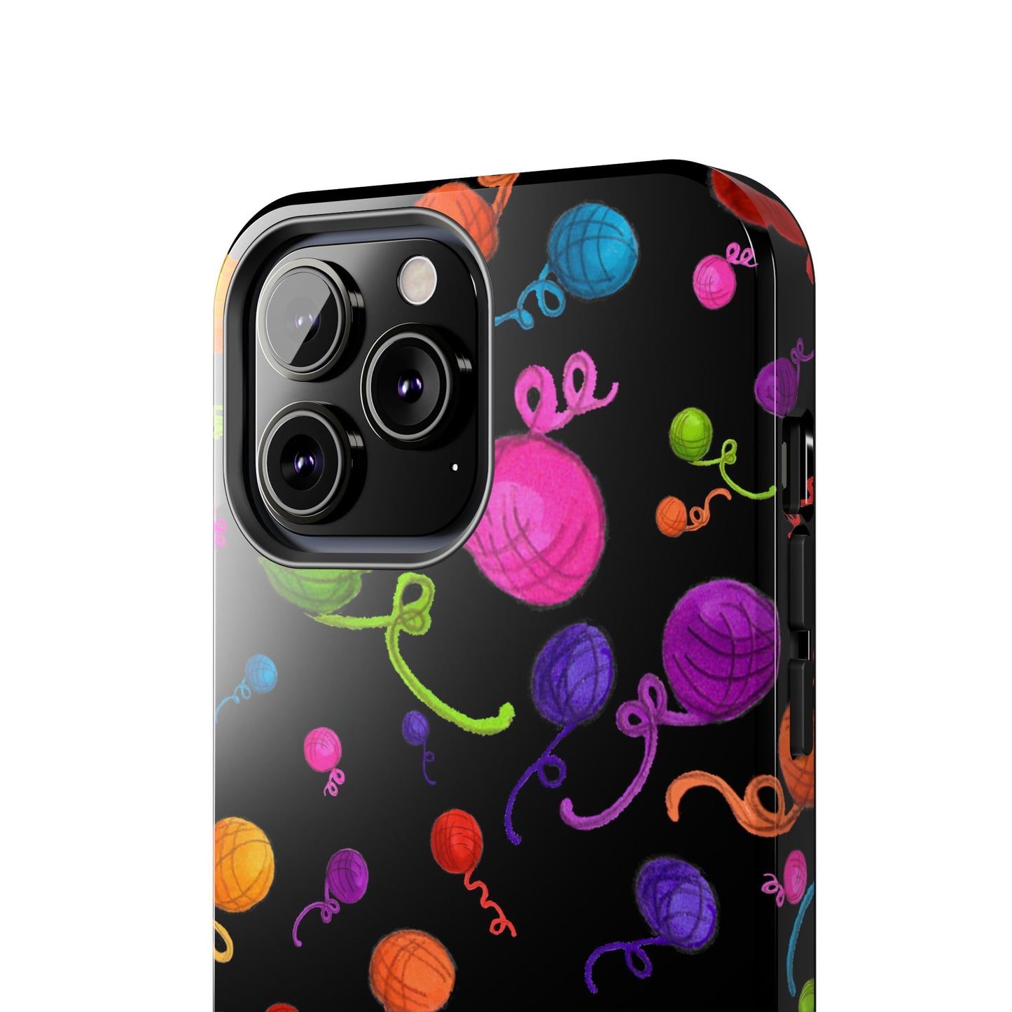 Yarniverse Black Phone Case
