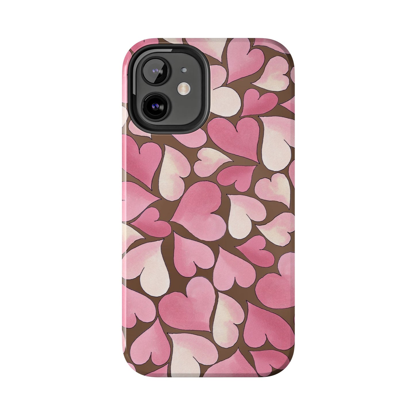 Hearts Chocolate Phone Case
