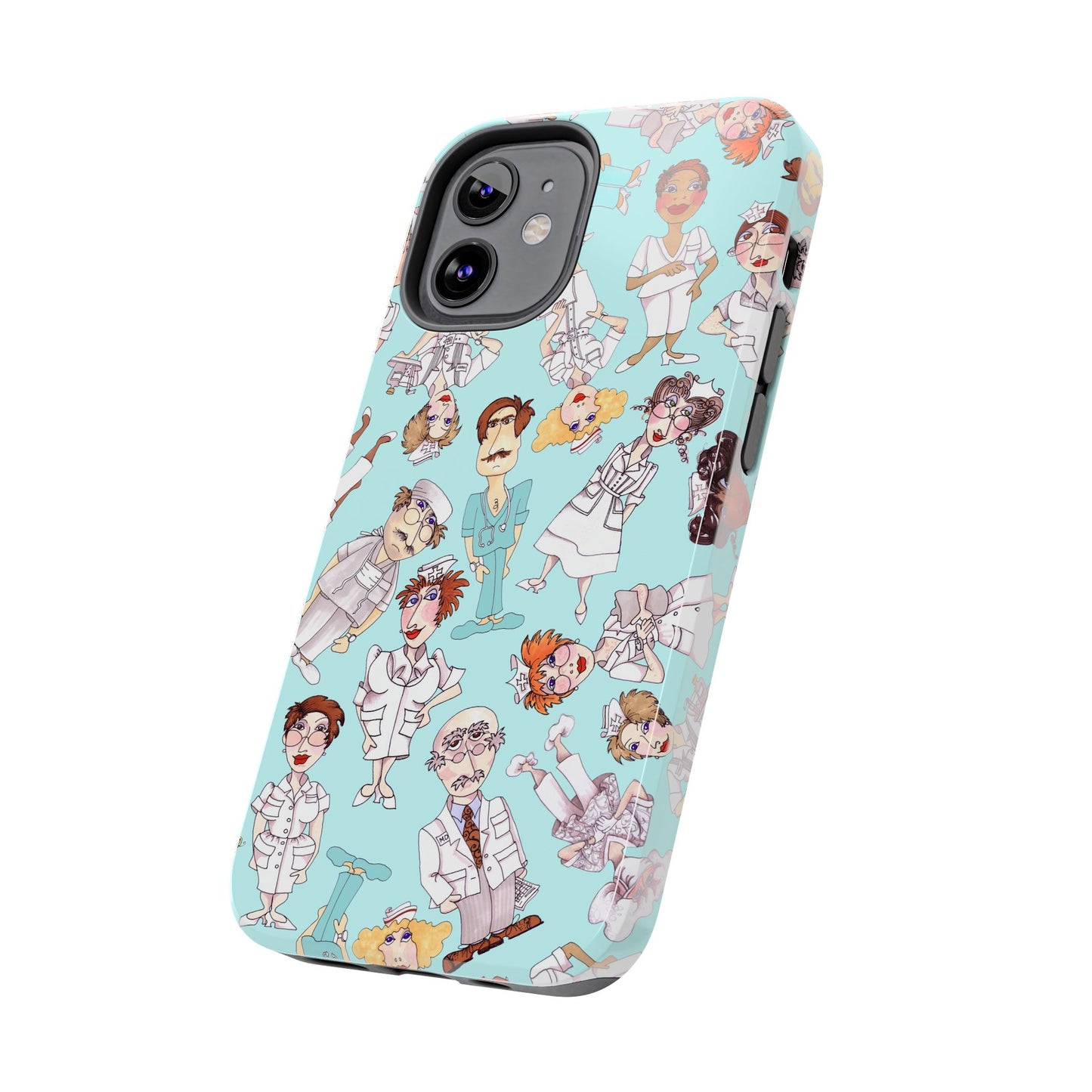 Happy Staff Aqua Phone Case