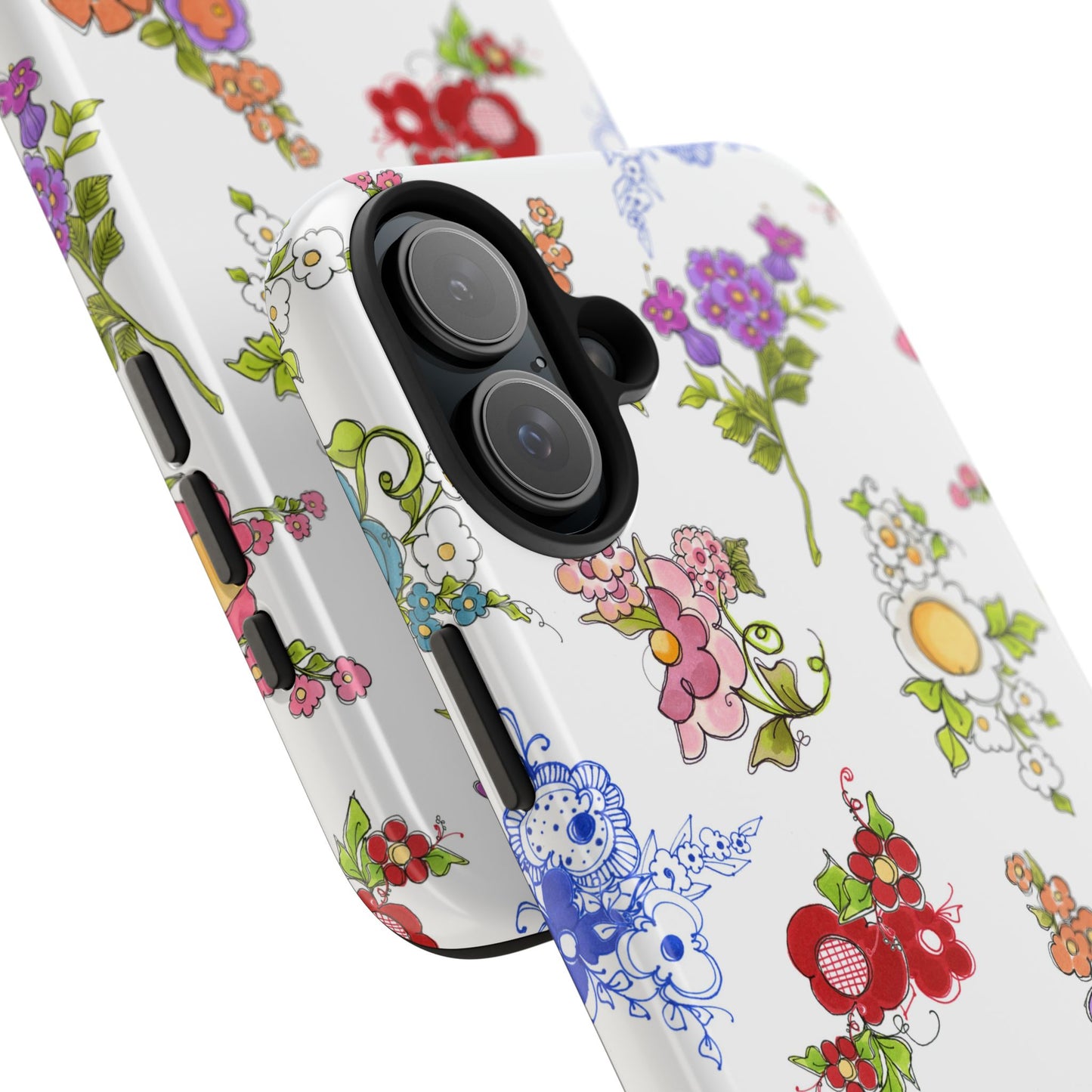 Mixed Bouquets White Phone Case