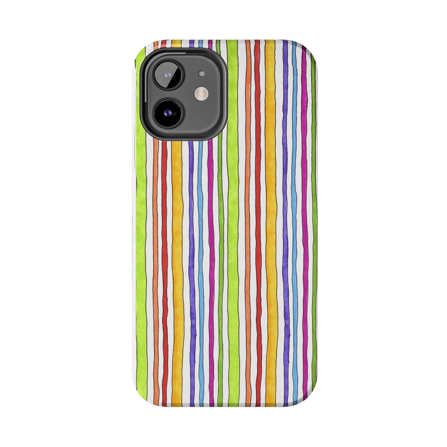 Stripe Fancy White Phone Case