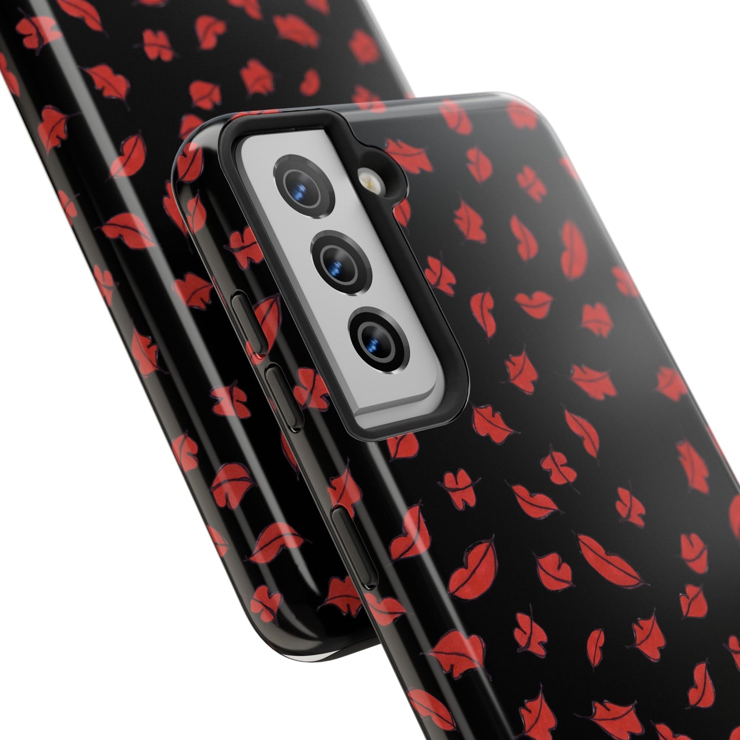 Autumn Lips Black Phone Case