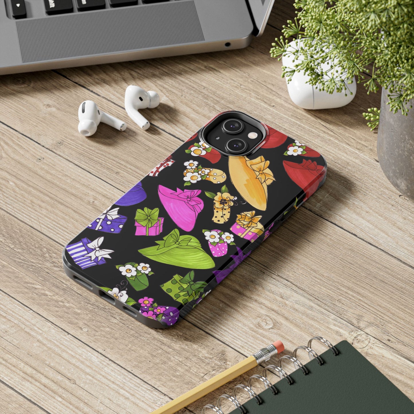 Accessories Tossed Black Phone Case