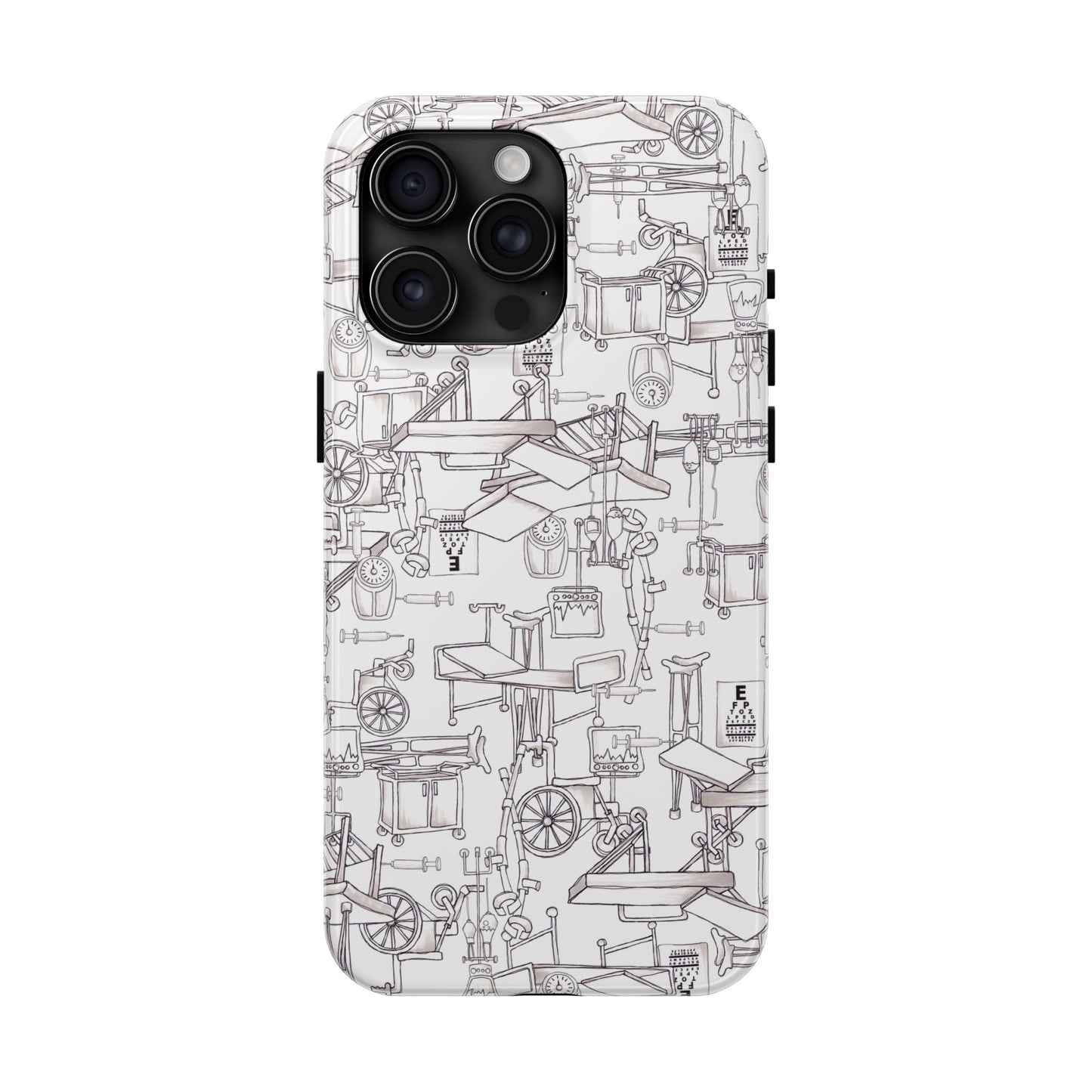Essentials White / White Phone Case