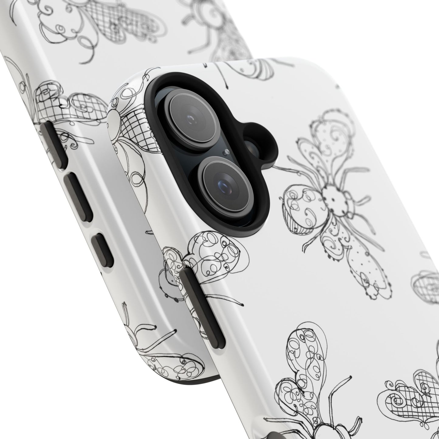 Busy Bees White Phone Case