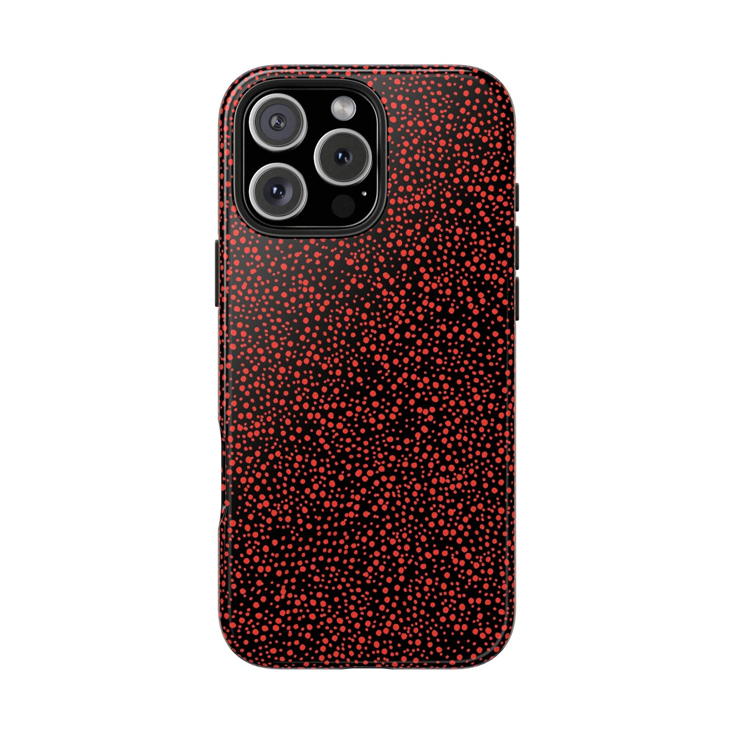 Confetti Red / Black Phone Case