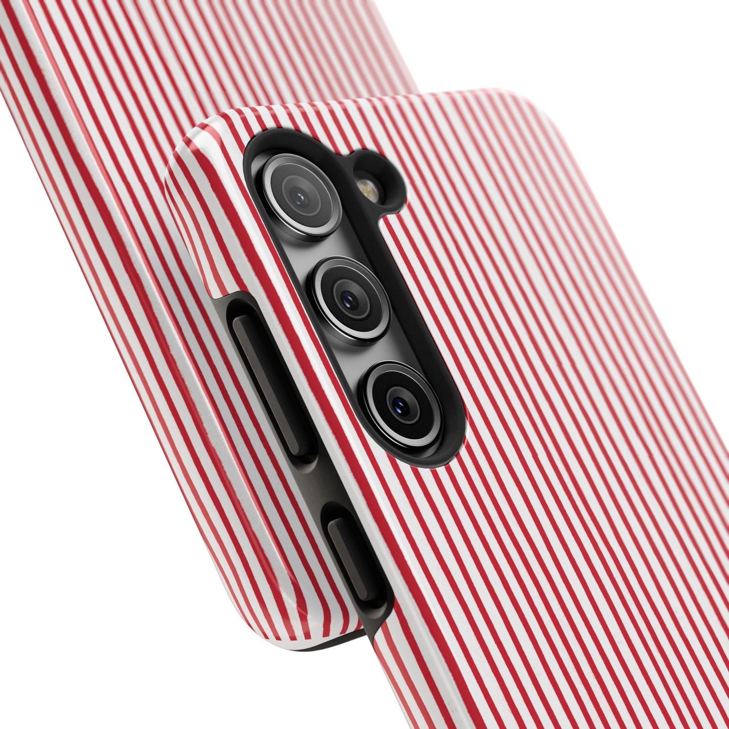 Candy Stripe White / Red Phone Case