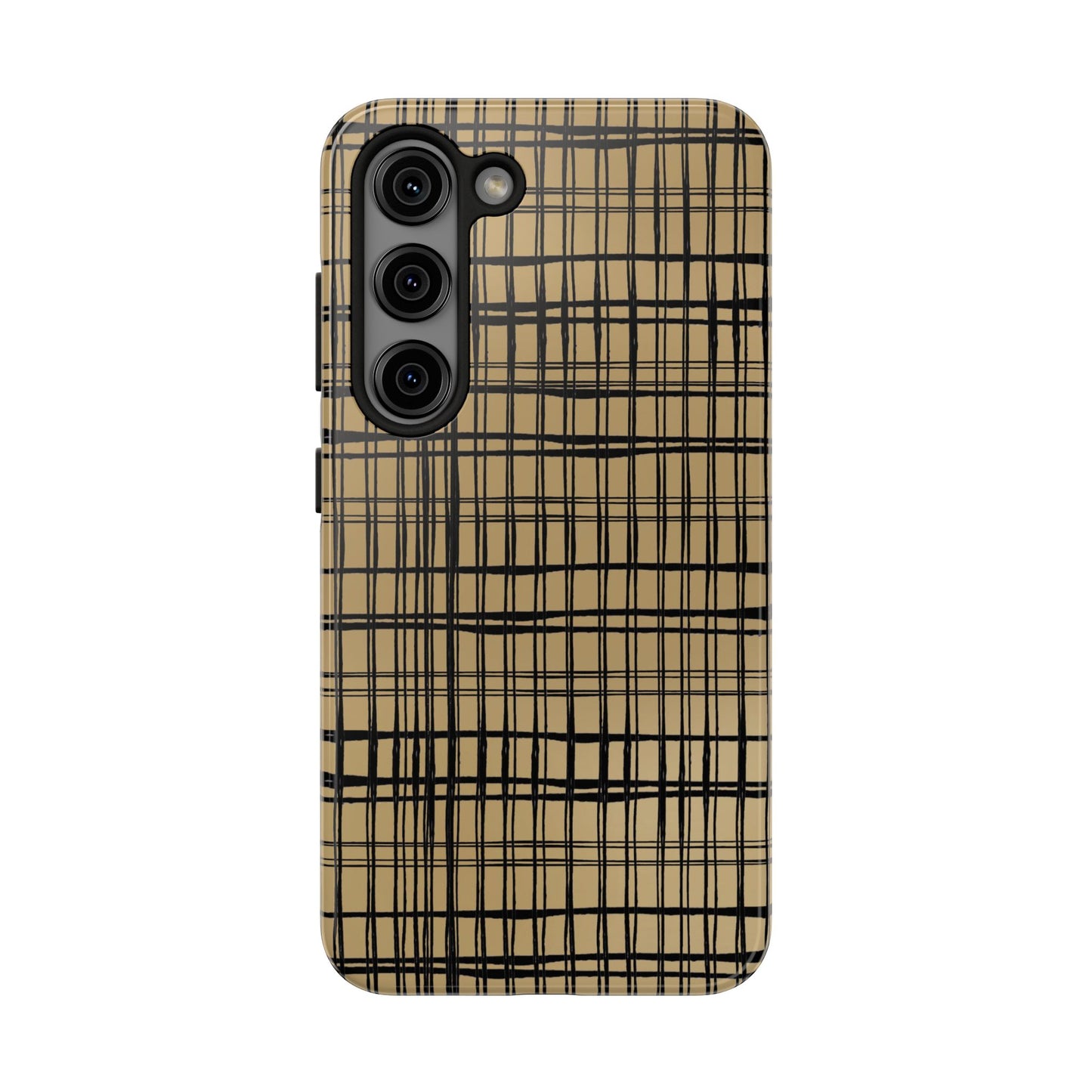 Doggie Fence Tan Phone Case