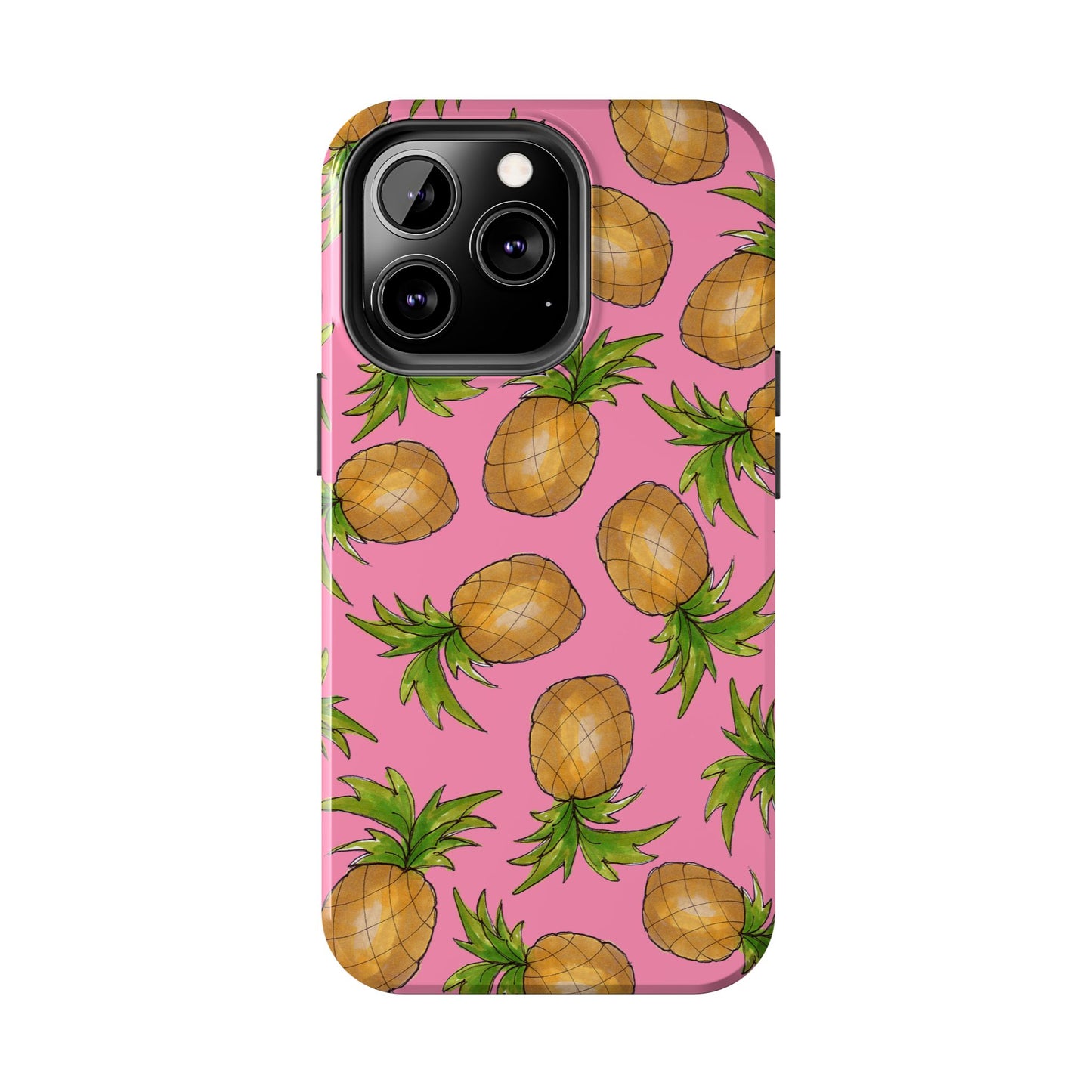 Pineapple Toss Pink Phone Case