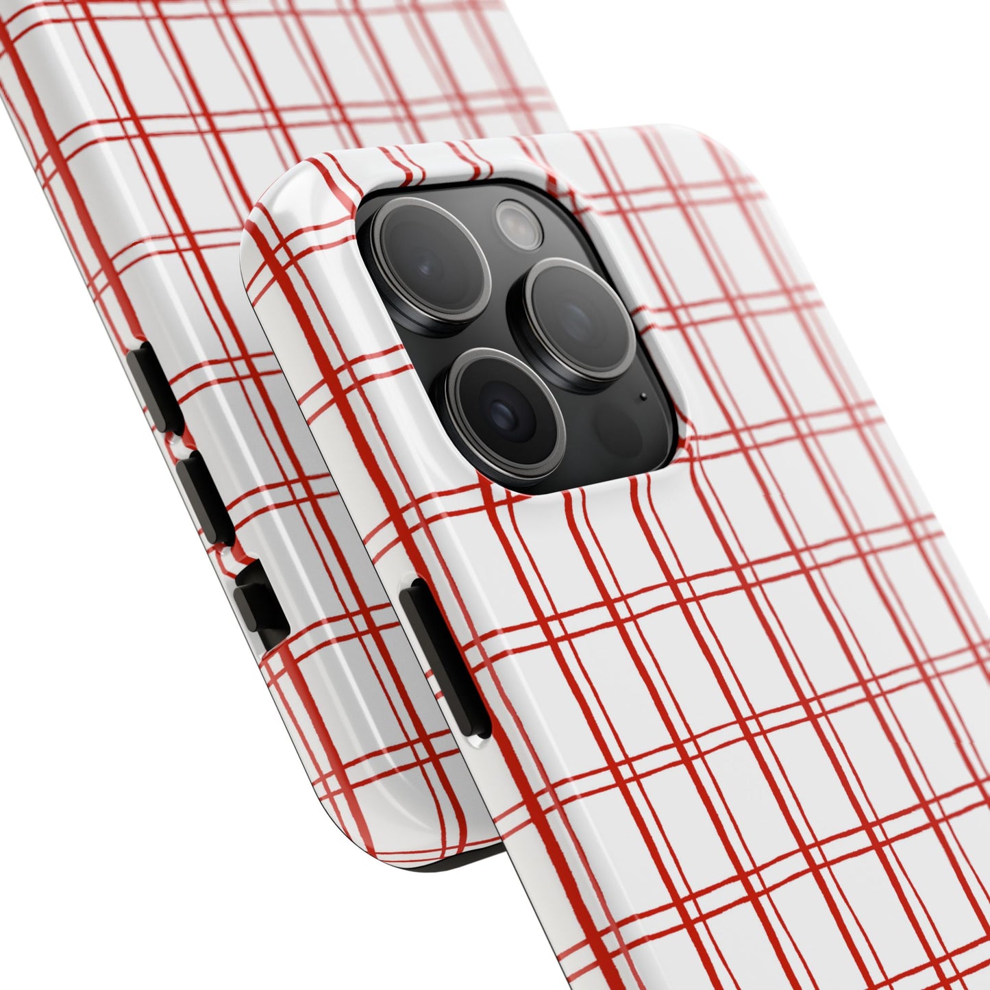 Kitchen Plaid White / Red Phone Case