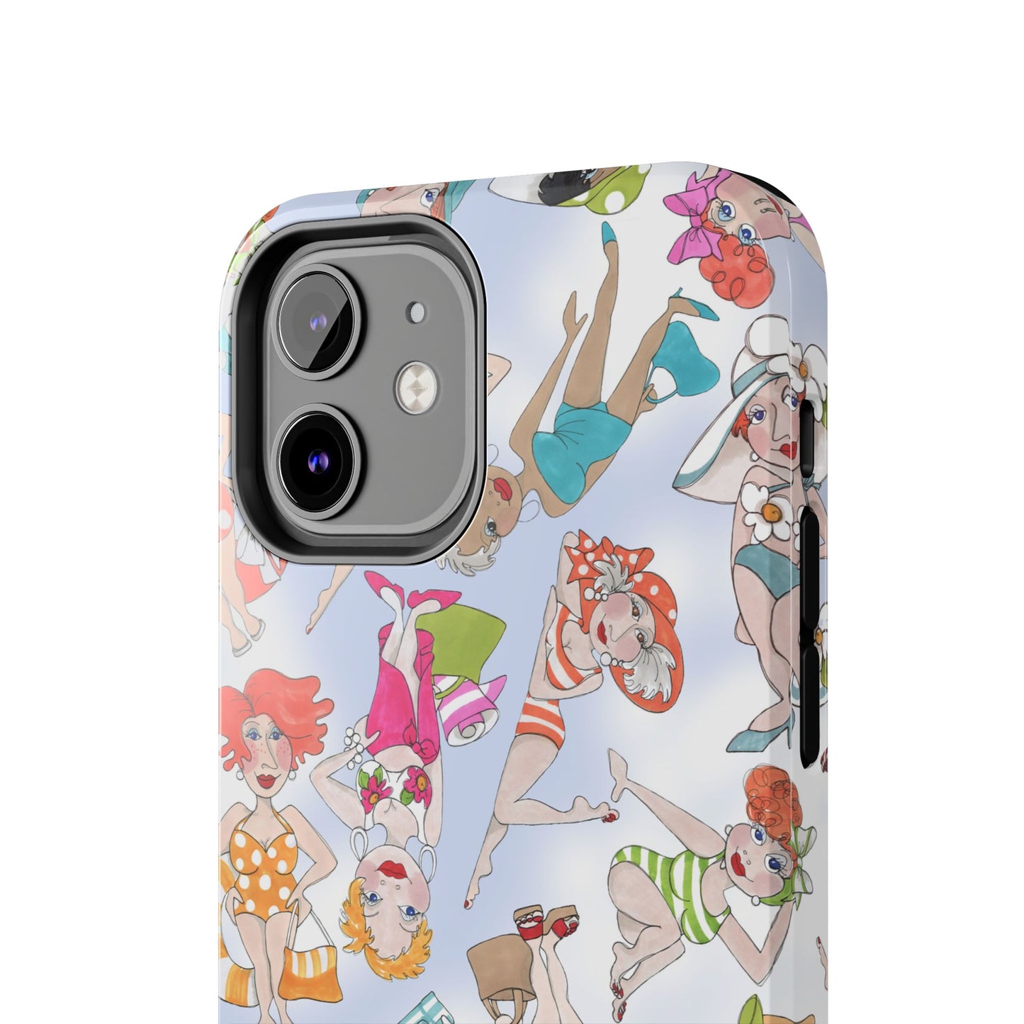 Tossed Fashionistas Phone Case