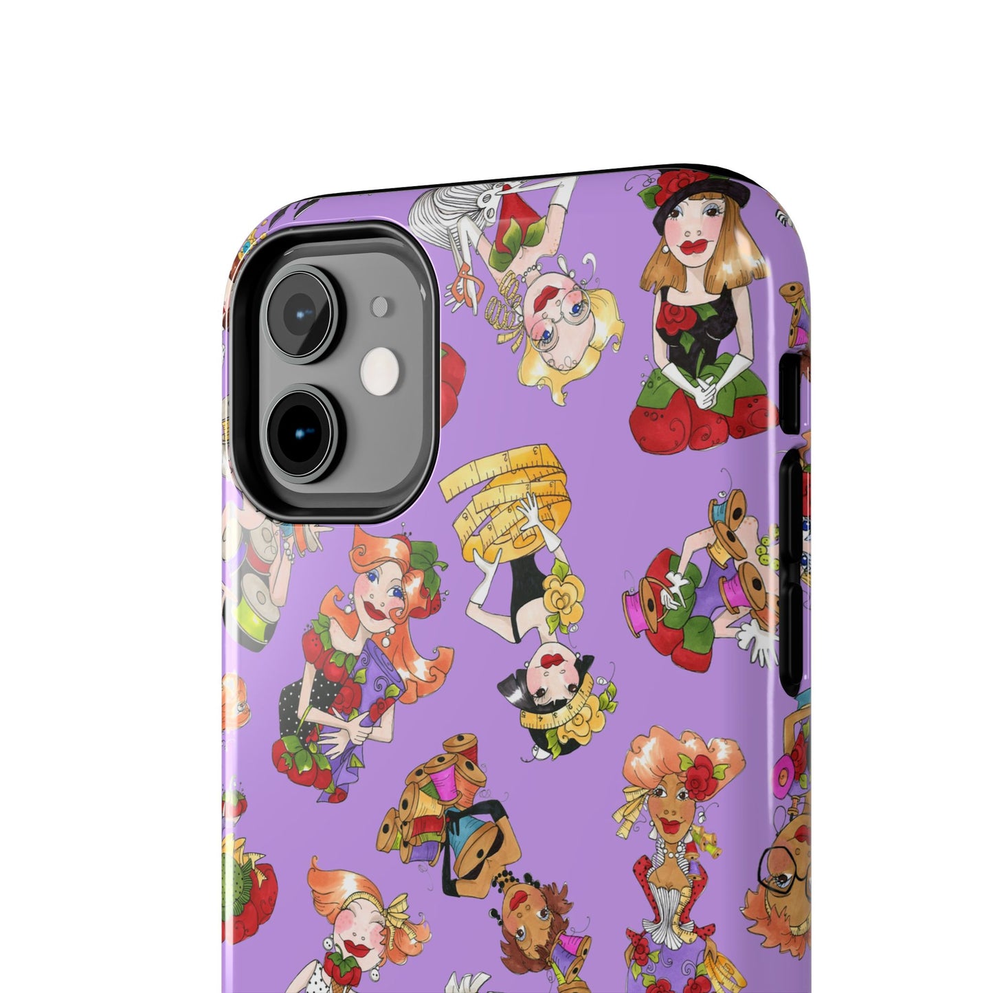 Curious Toss Purple Phone Case