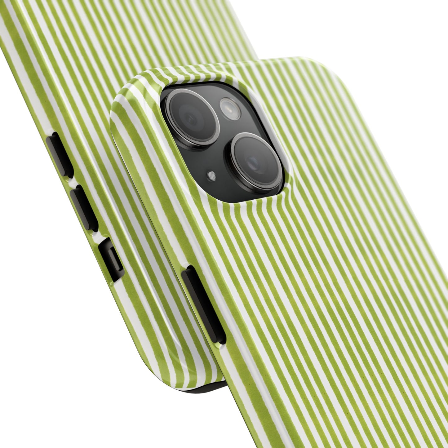 Lazy Stripe Lime Phone Case
