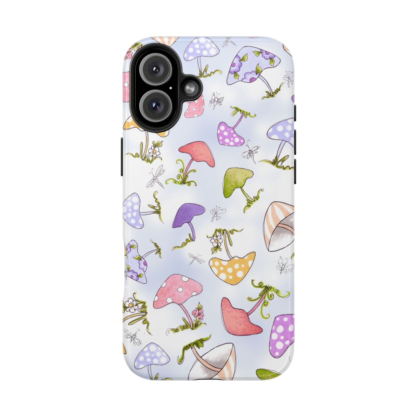 Mushroom Toss Blue Phone Case