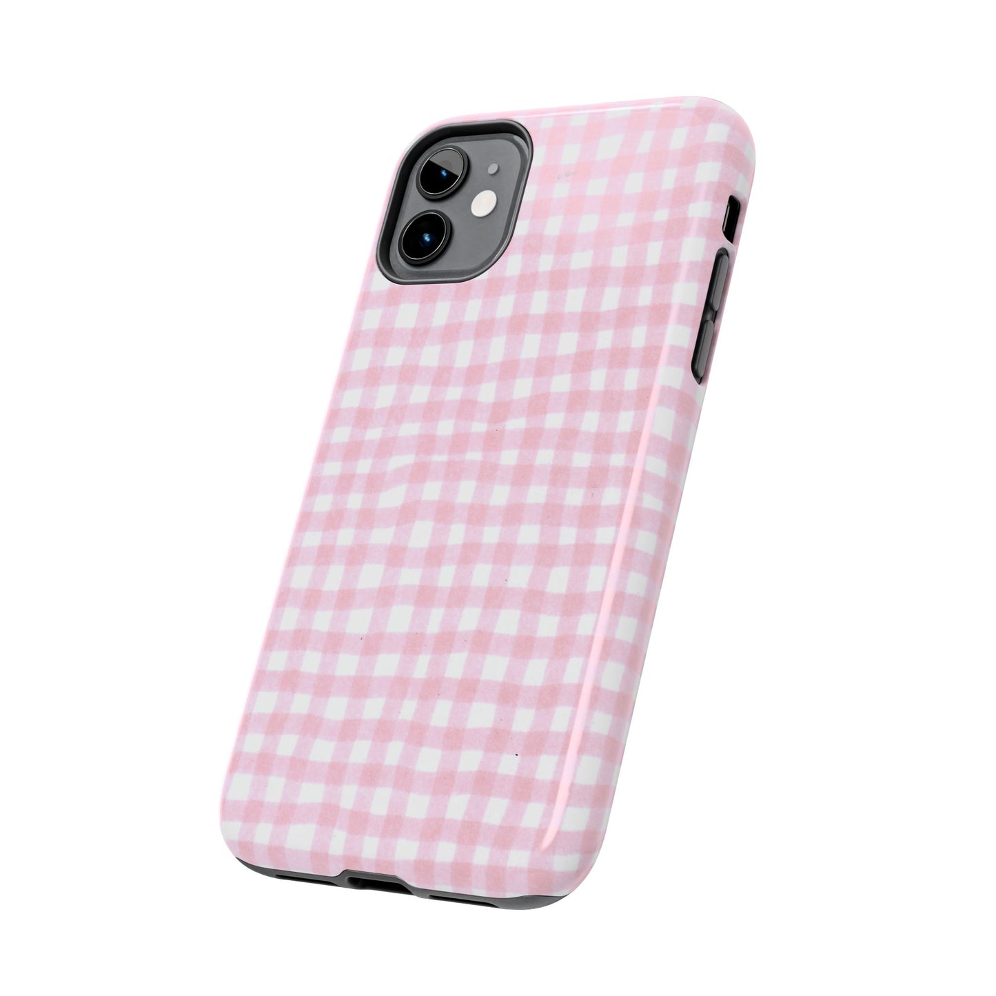 Wonky Chipper Check Pink Phone Case