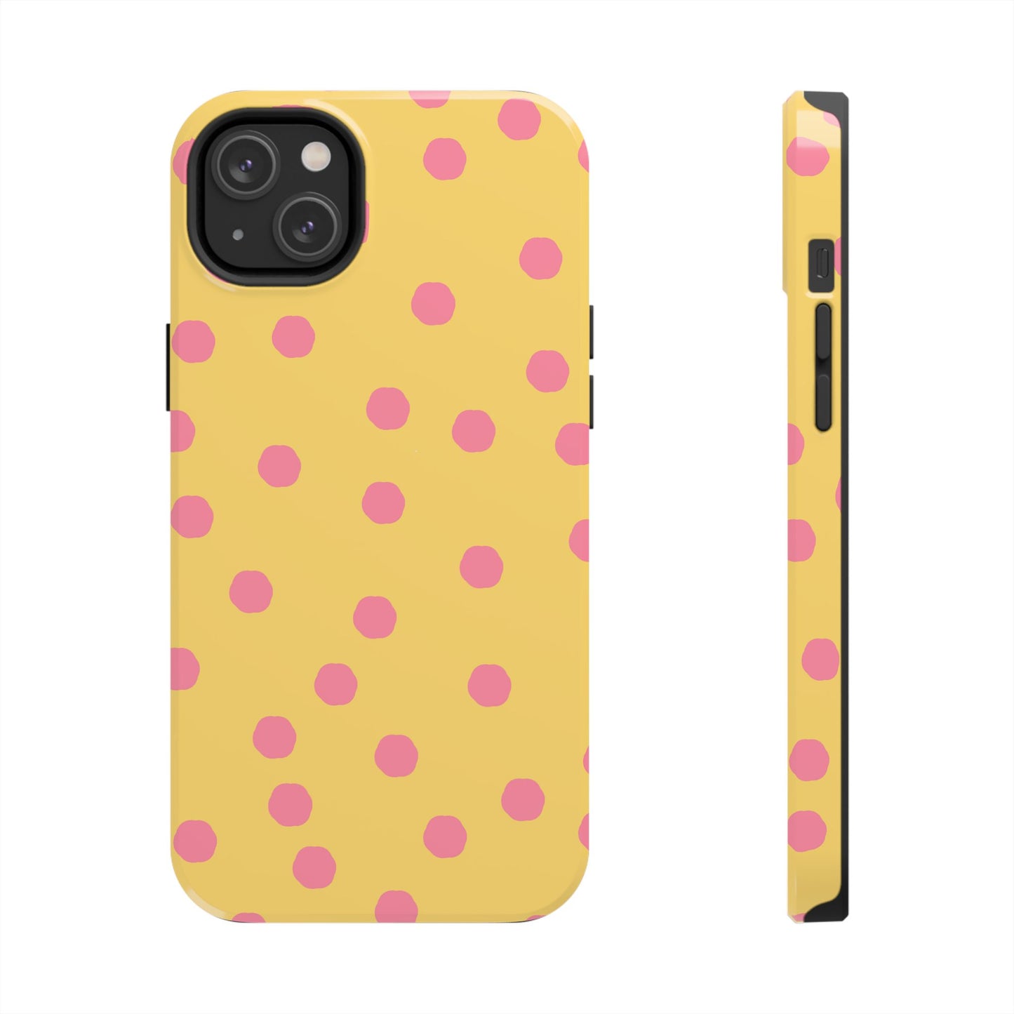 Jumbo Dots Yellow / Pink Phone Case
