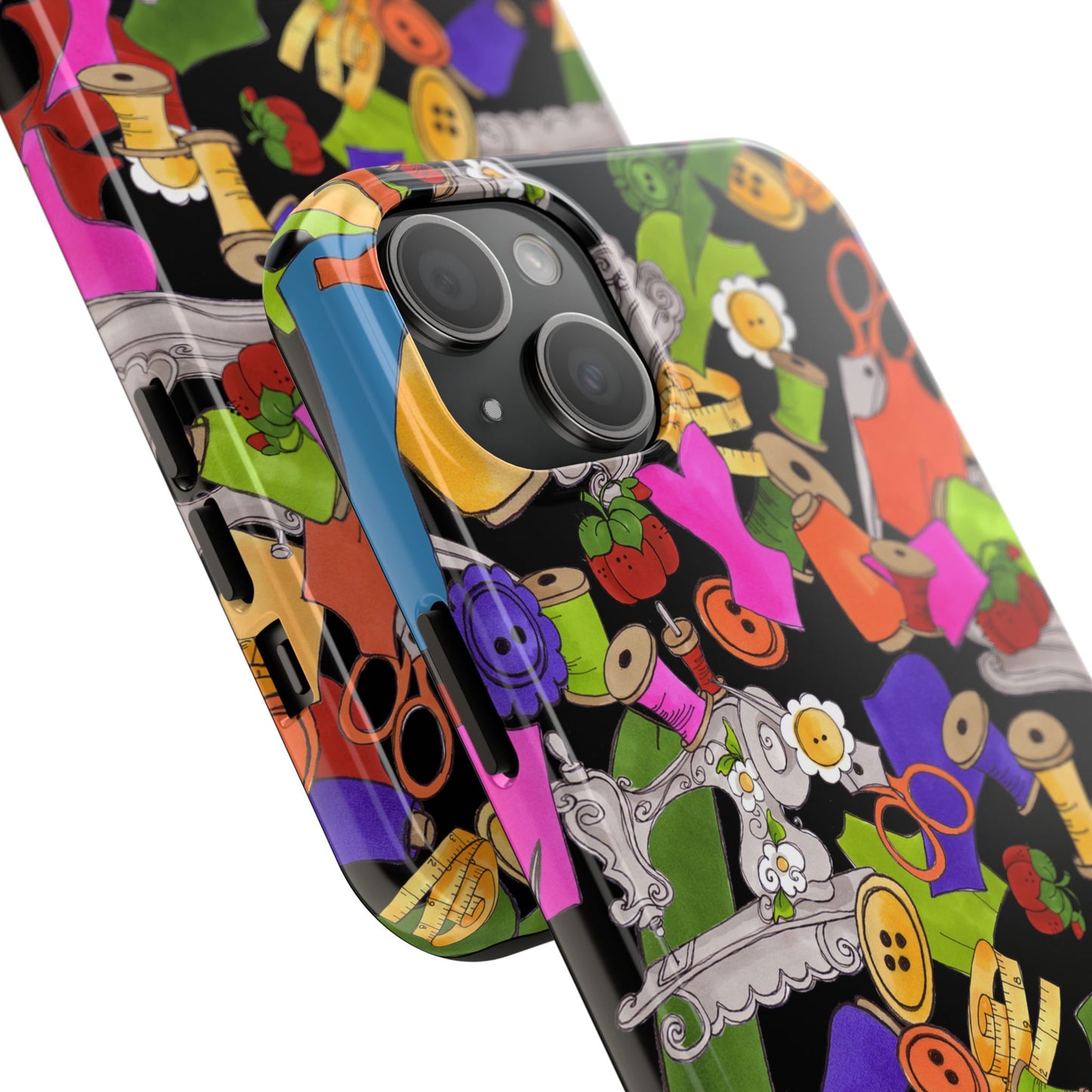 Kaleidasew Black Phone Case