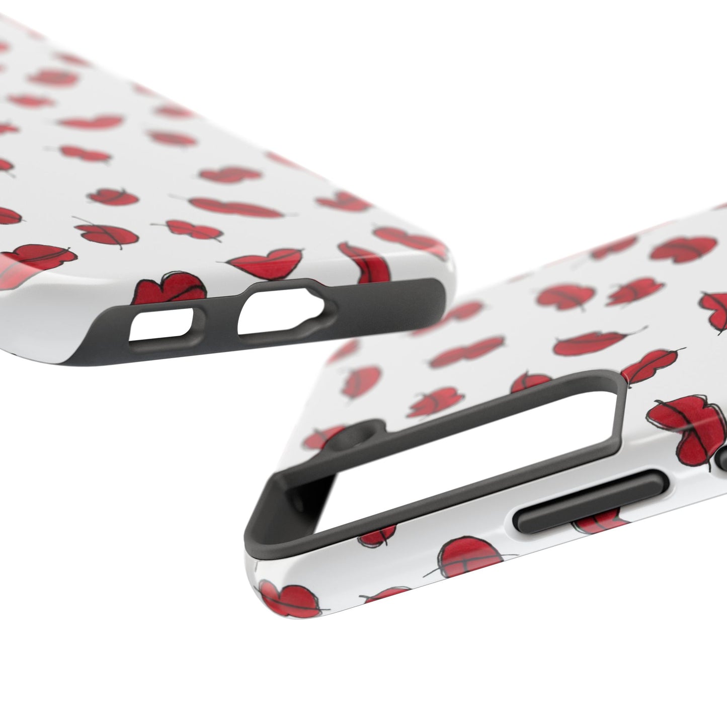 Lotsa Lips White Phone Case