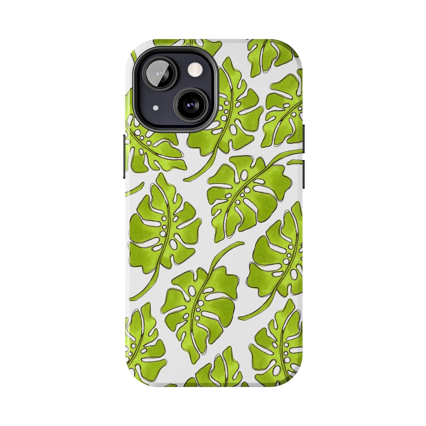 Big Leaf White Phone Case