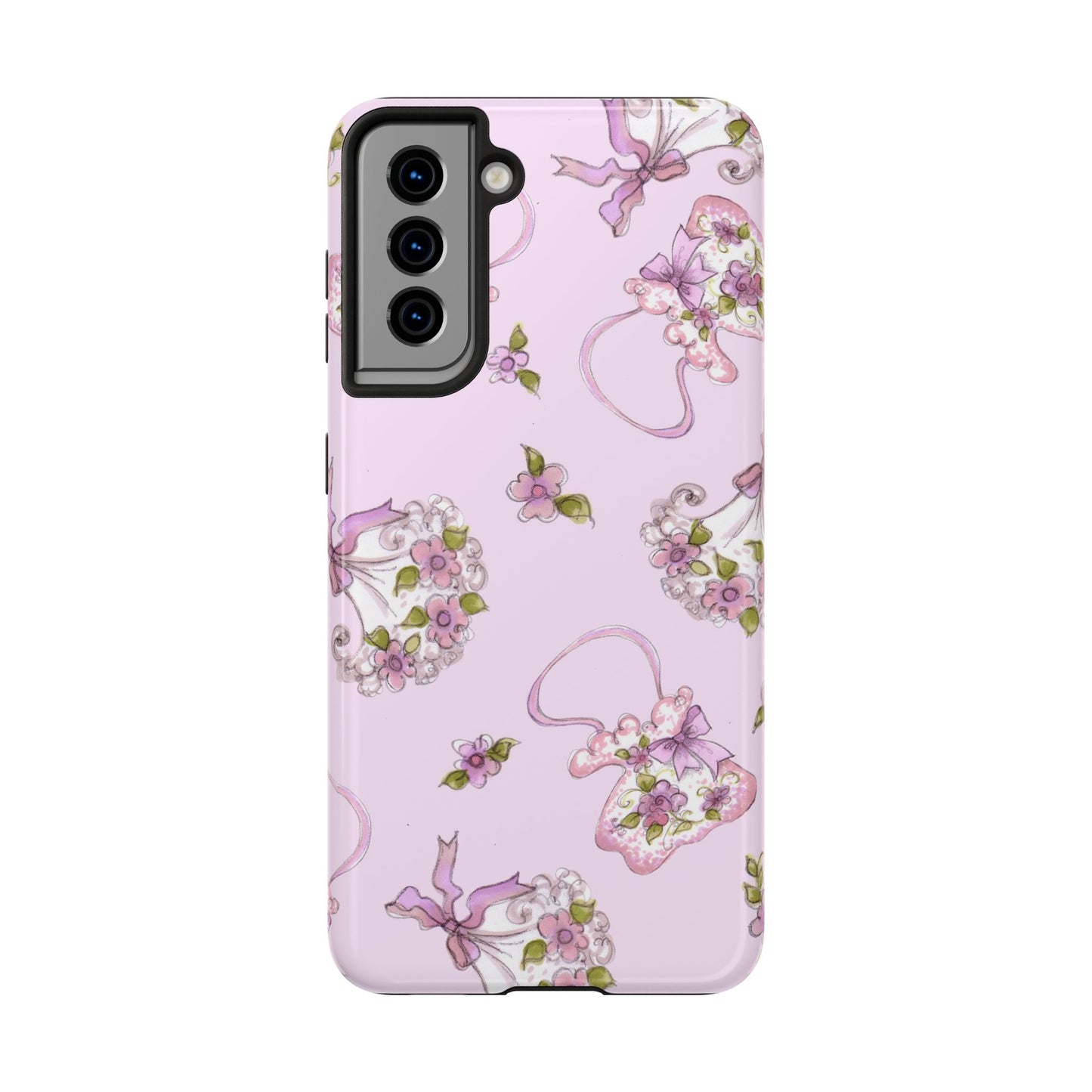 Flower Model Hand Bag Phone Case