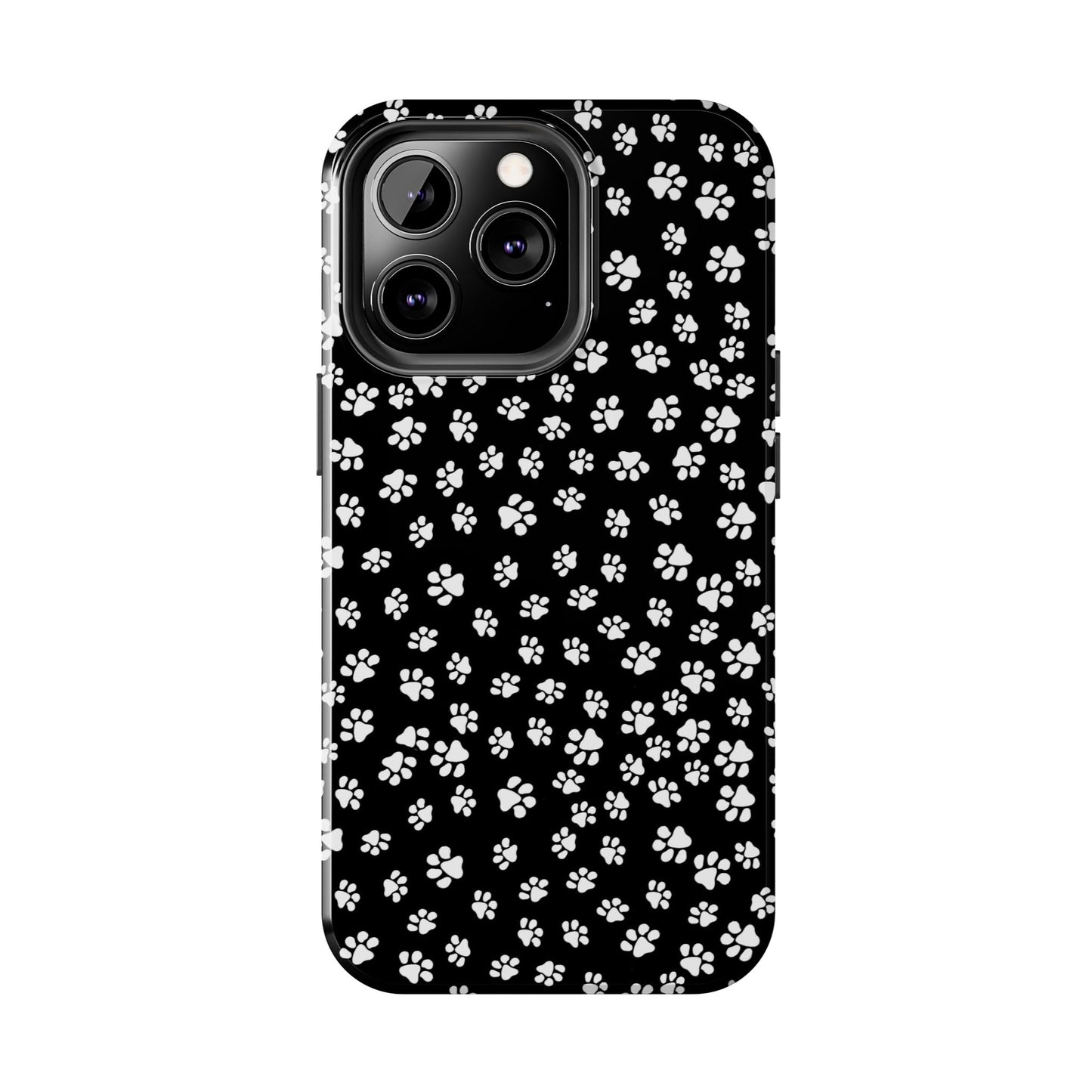 Little Paws Black / White Phone Case