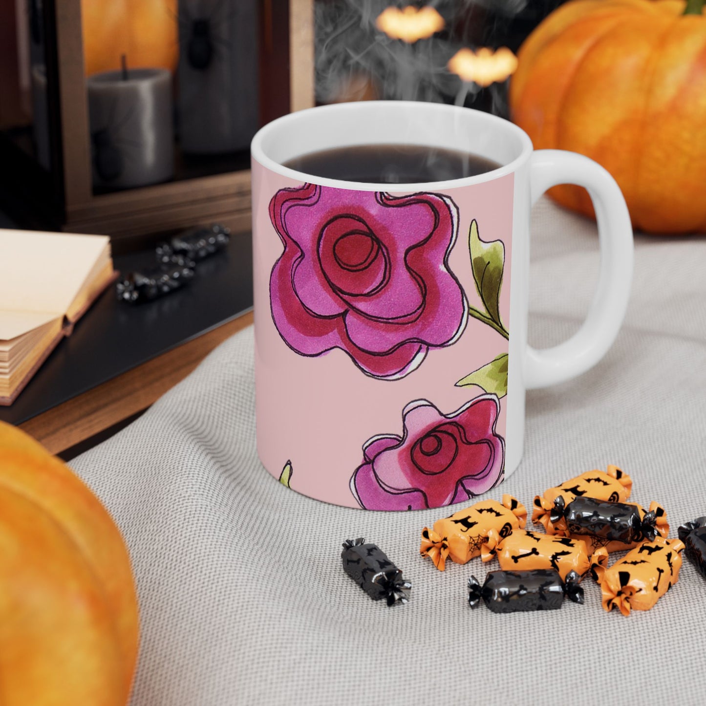 Jumbo Floral Pink Cup