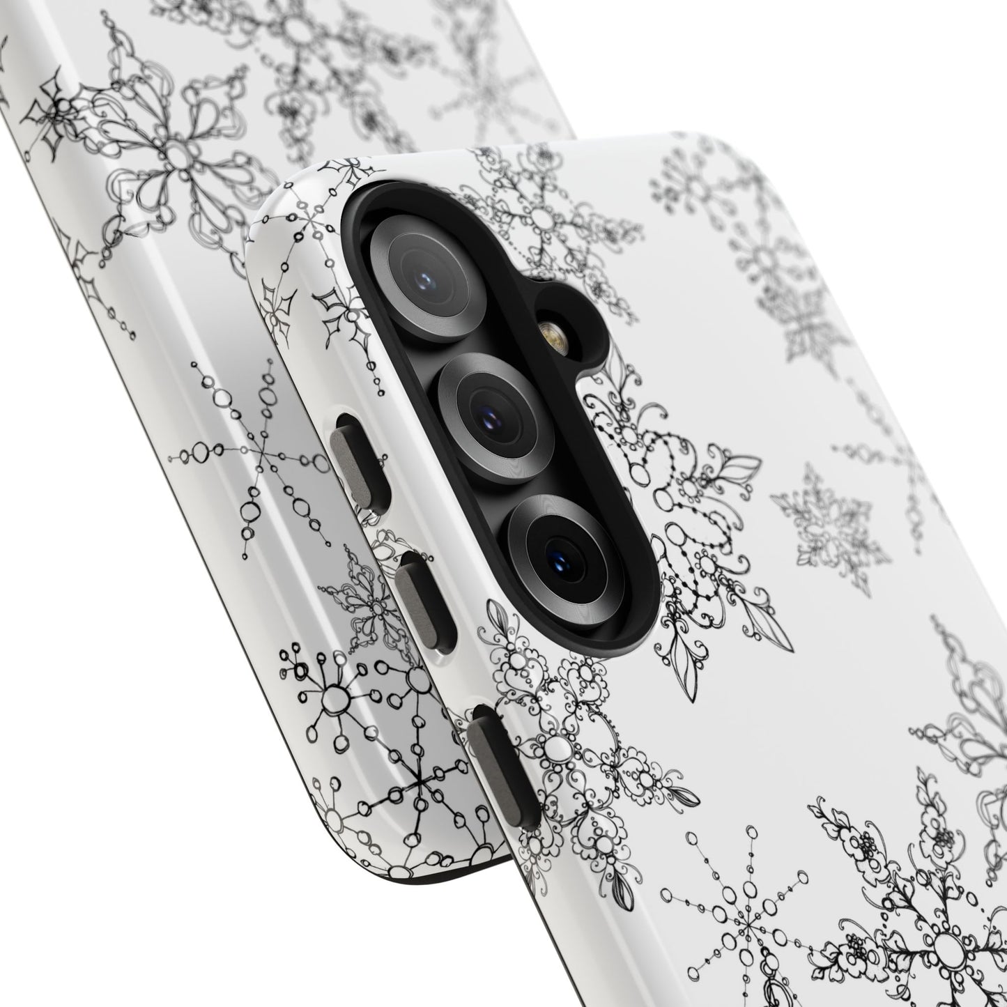 Random Flakes White Phone Case