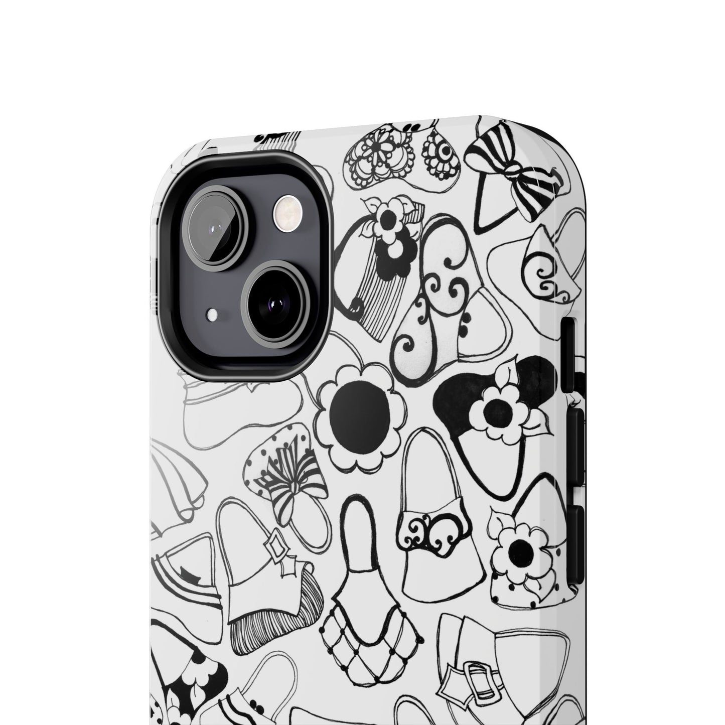 Handbags White / Black Phone Case