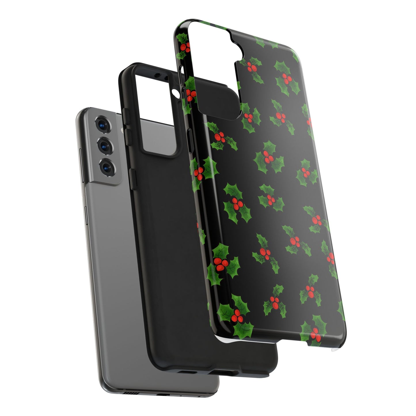 Lotsa Holly Black Phone Case