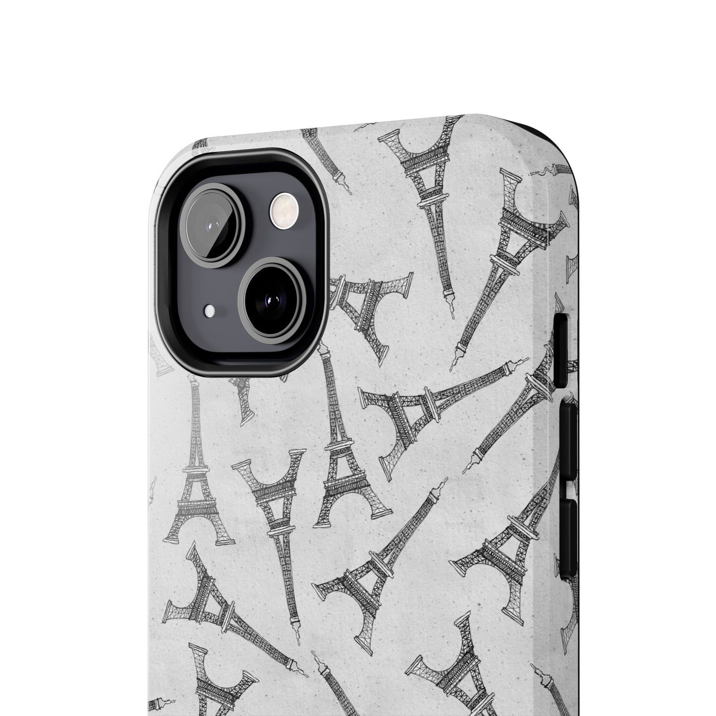 Eifelesque Silver Phone Case