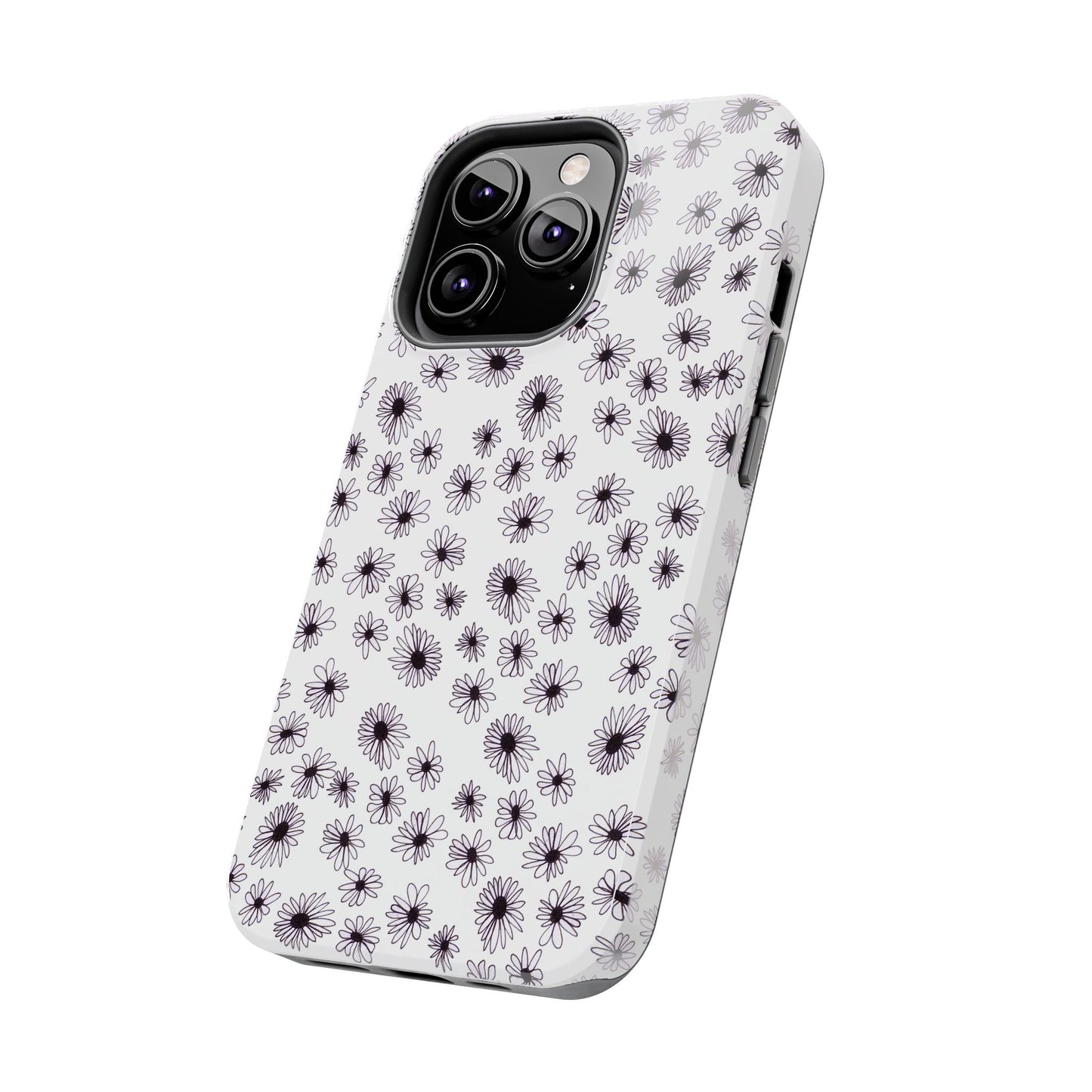 Random Daisy White / Black Phone Case